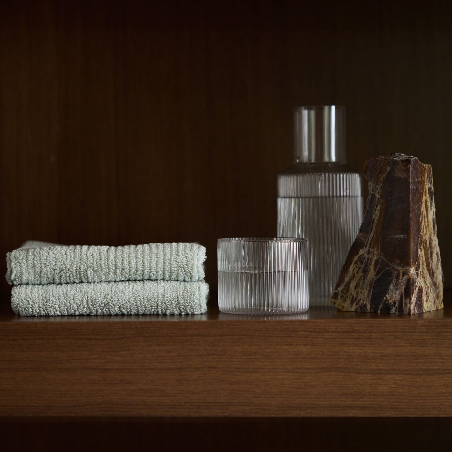 Ribbed Terry Hand Towels - Wholesale