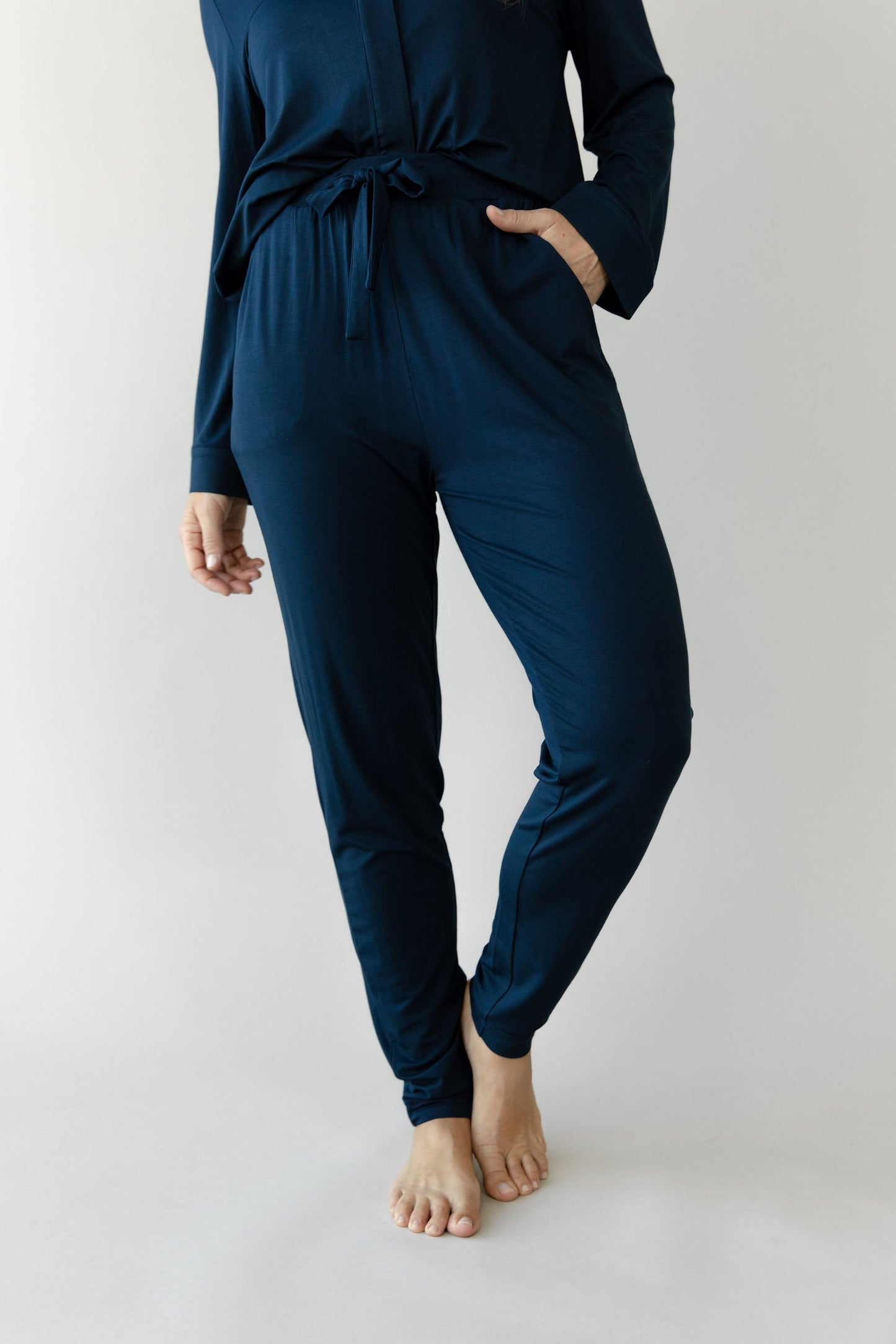 Women's Bamboo Stretch-Knit Tapered Pant - Wholesale