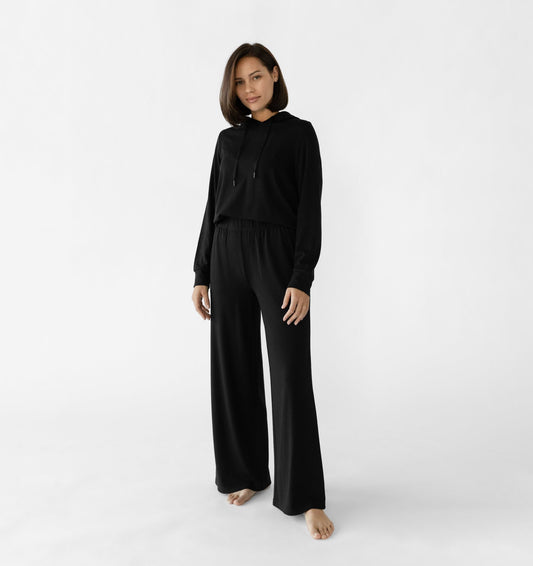 Women's Brushed Bamboo Wide Leg Pull On Pant - Wholesale