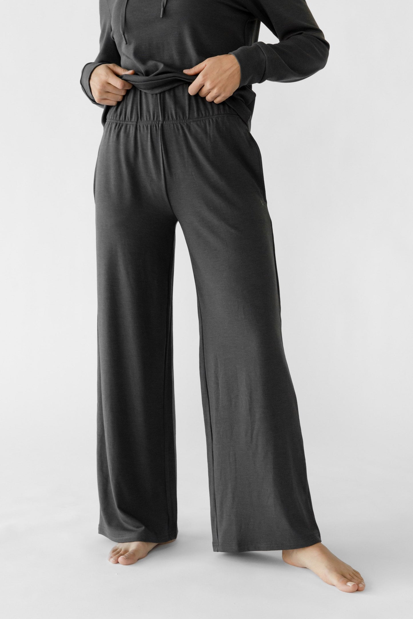 Women's Brushed Bamboo Wide Leg Pull On Pant - Wholesale