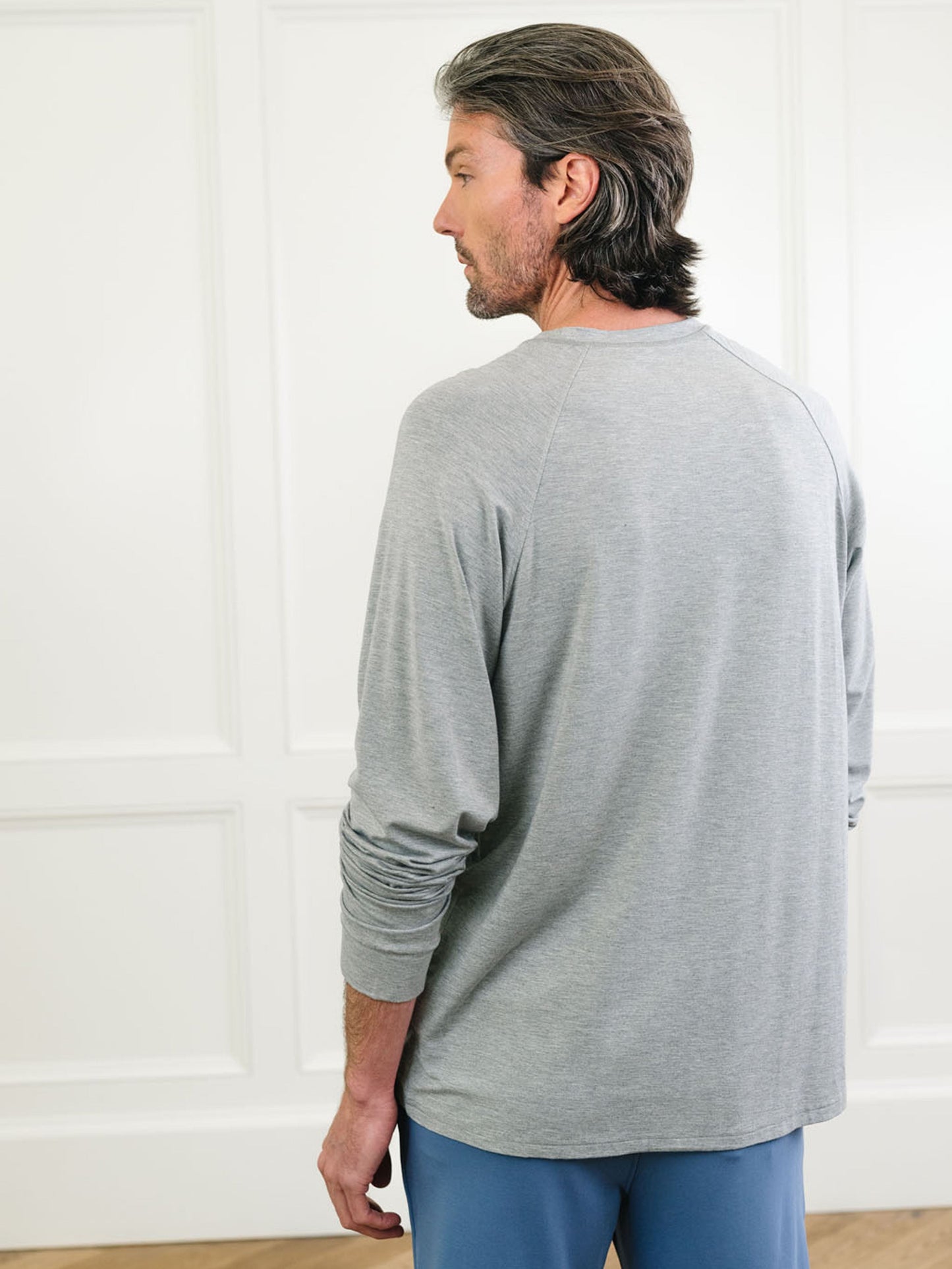 Men's Bamboo Stretch-Knit Long Sleeve - Wholesale