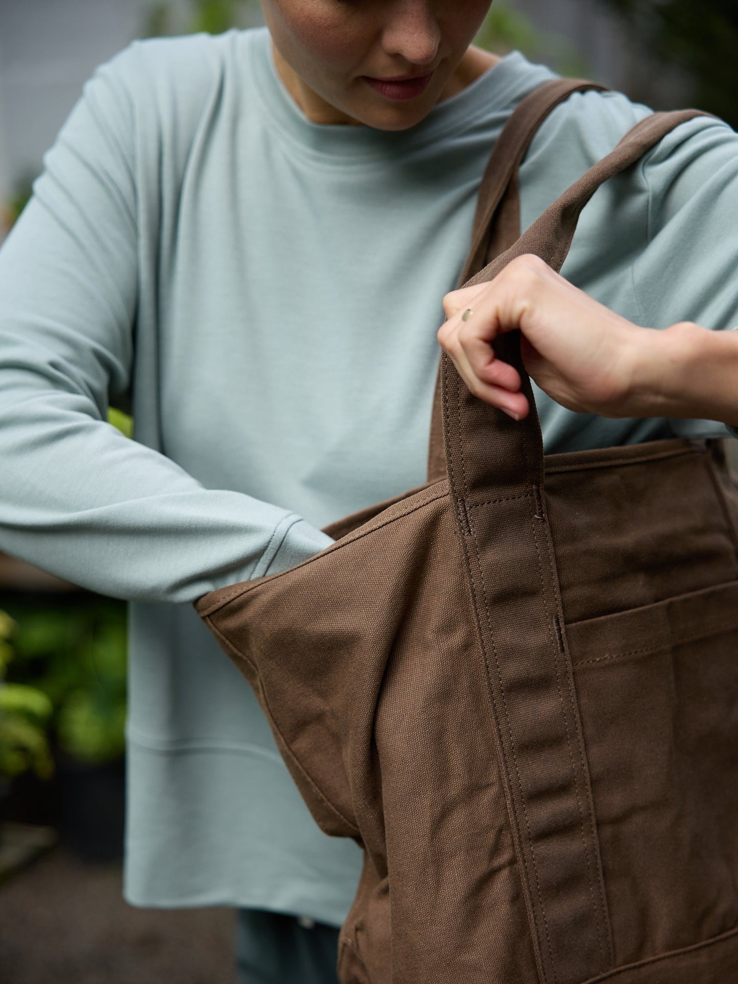 Waxed Canvas Tote - Wholesale
