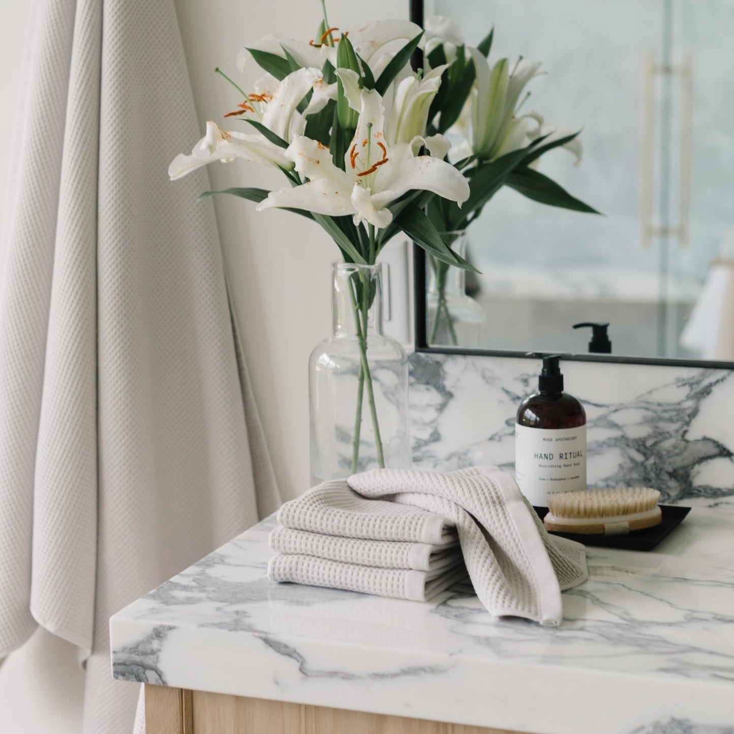 Waffle Bath Towels - Wholesale