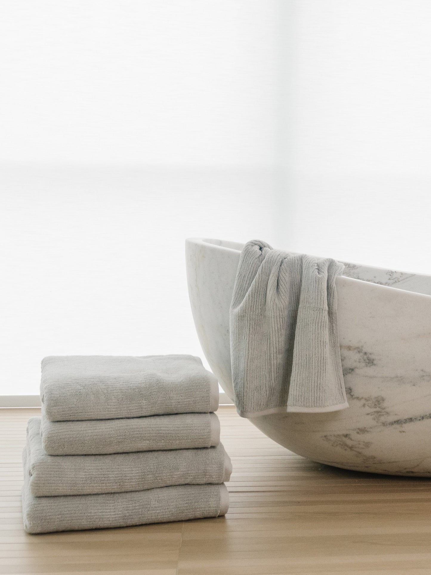Ribbed Terry Bath Towels - Wholesale