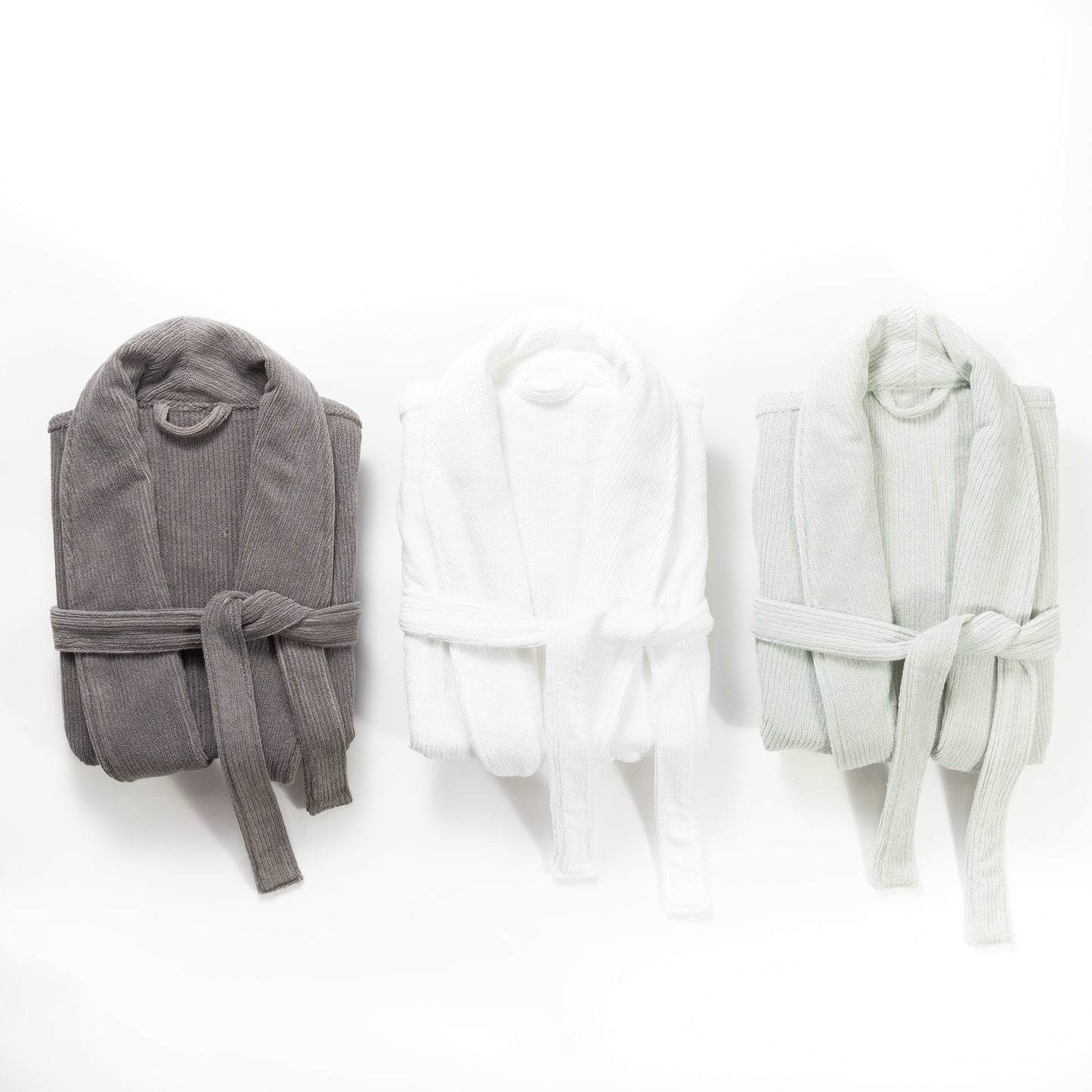 Ribbed Terry Bath Robe - Wholesale