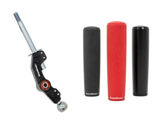 GrimmSpeed Short Shifter and Tallboy Shift Knob Bundle | 2004-2021 Subaru STI (GRM.1315.5.BLK)