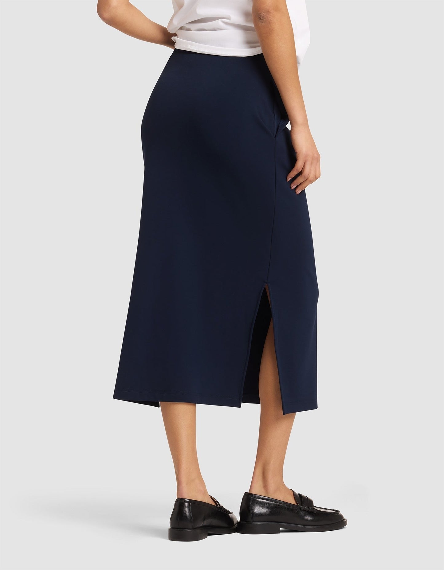 Women's Brushed Bamboo Midi Skirt