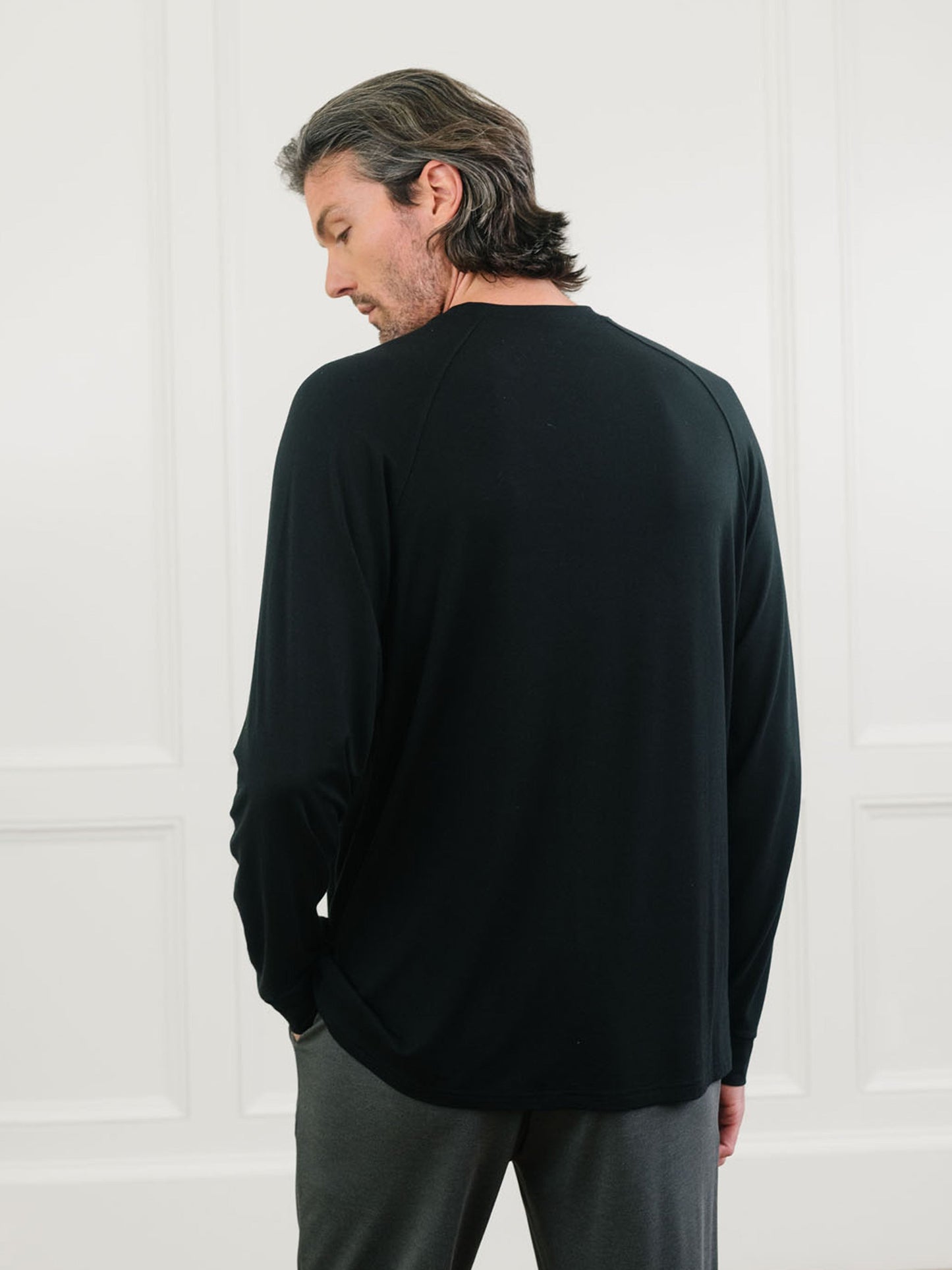 Men's Bamboo Stretch-Knit Long Sleeve - Wholesale