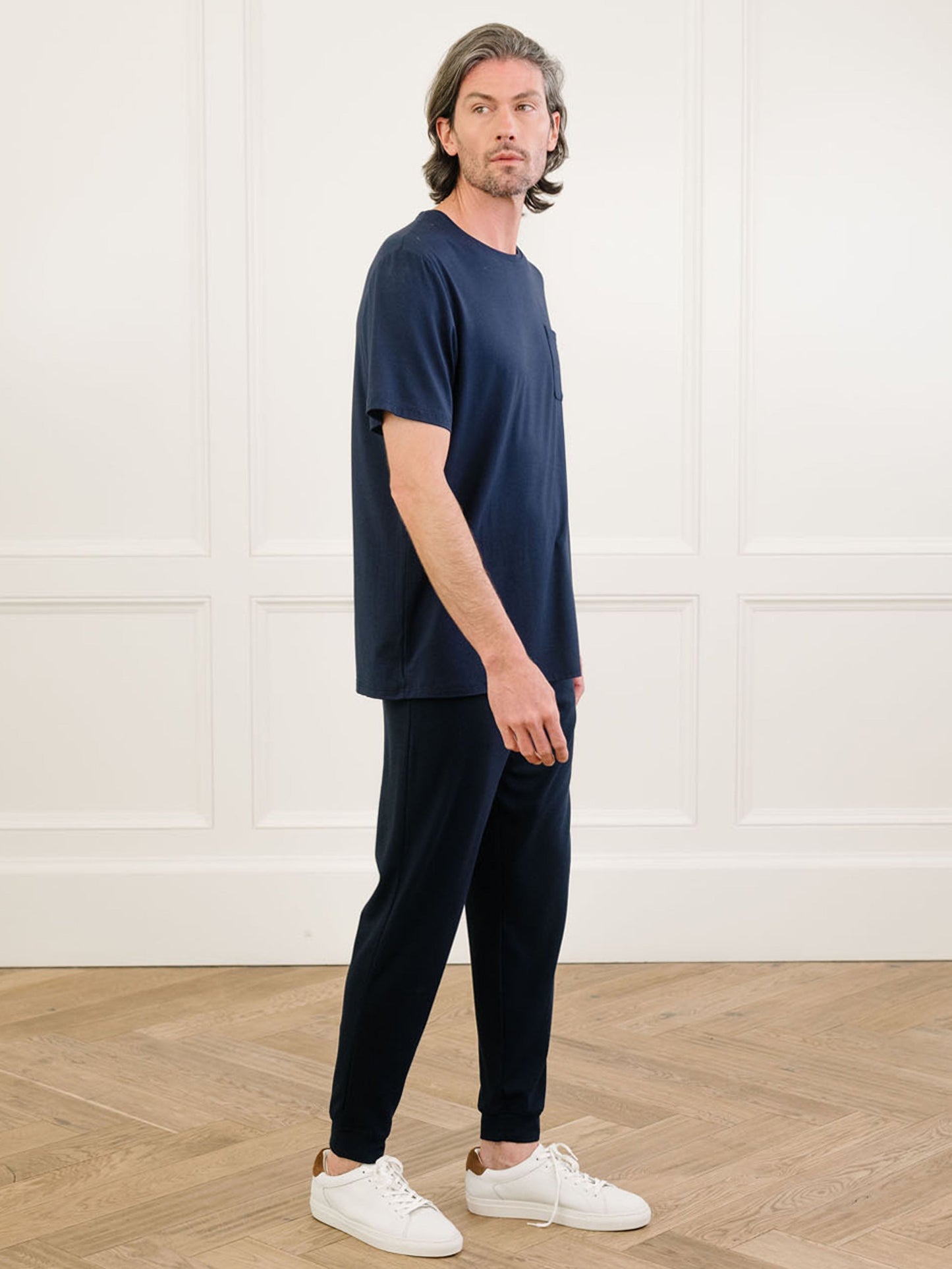 Men's Bamboo Stretch-Knit Lounge Tee - Wholesale