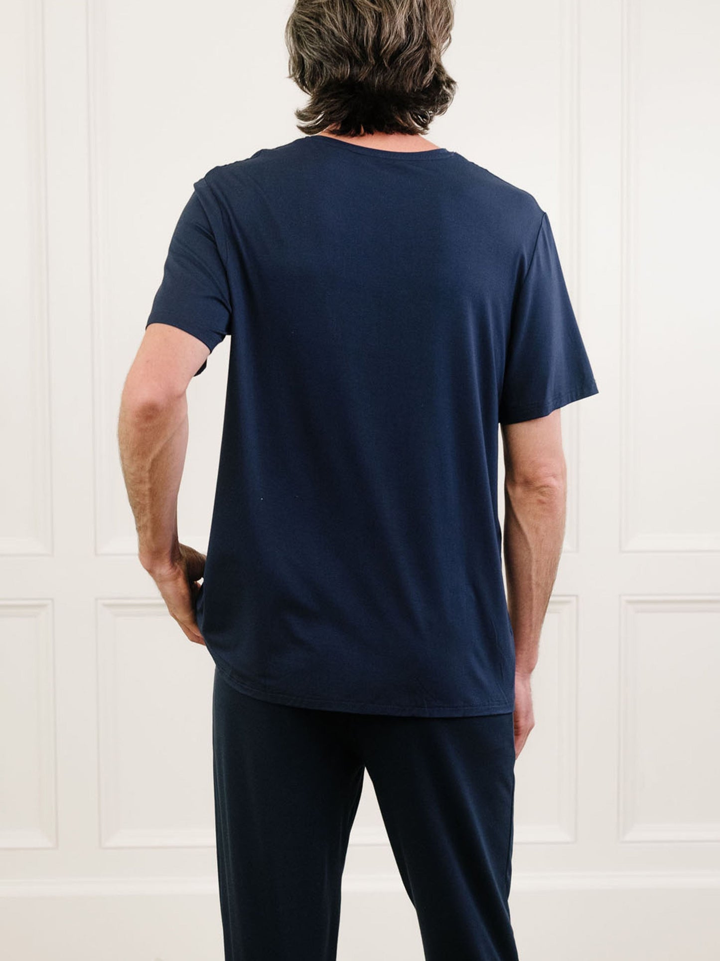 Men's Bamboo Stretch-Knit Lounge Tee - Wholesale