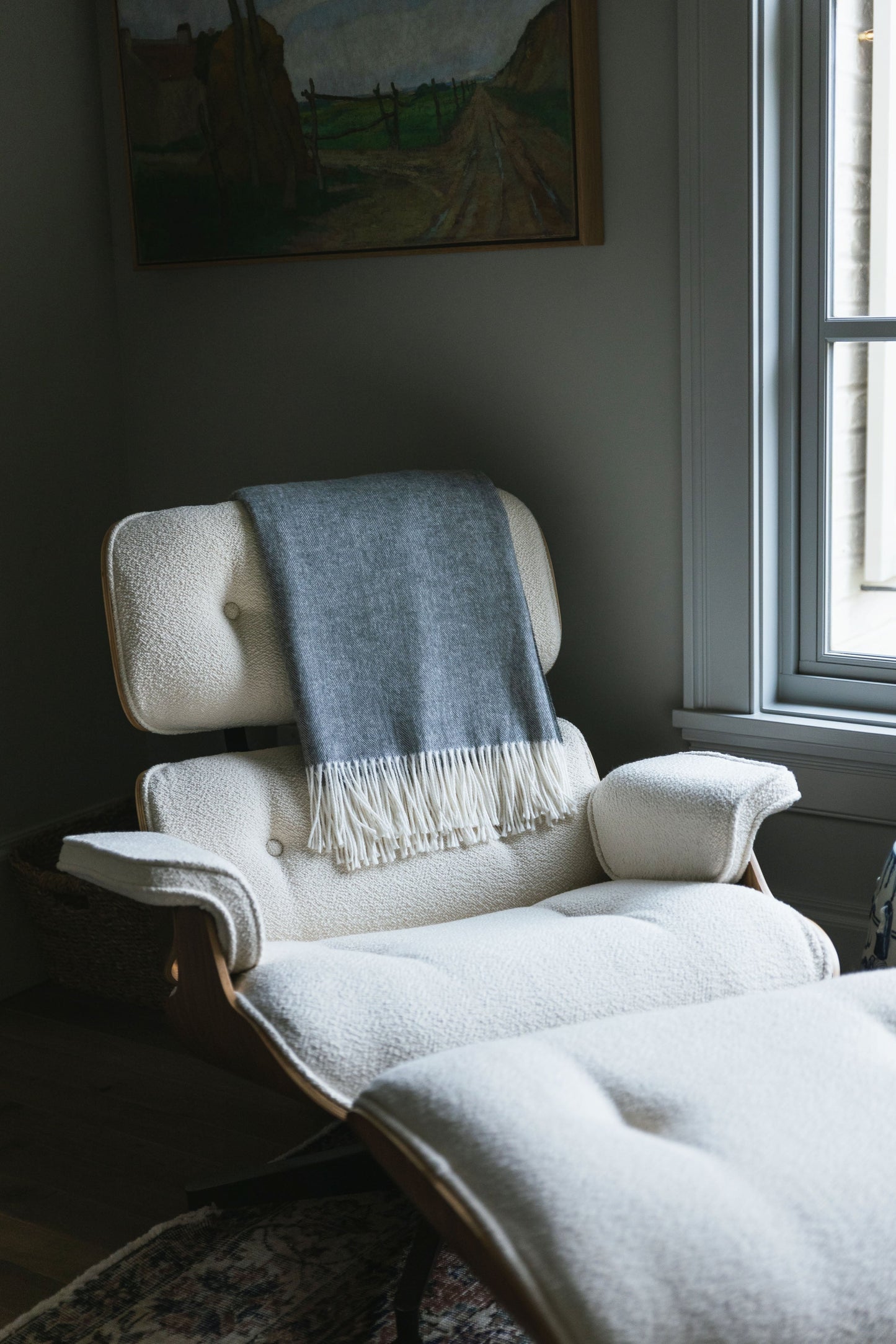 Bamboo Herringbone Tassel Throw - Wholesale
