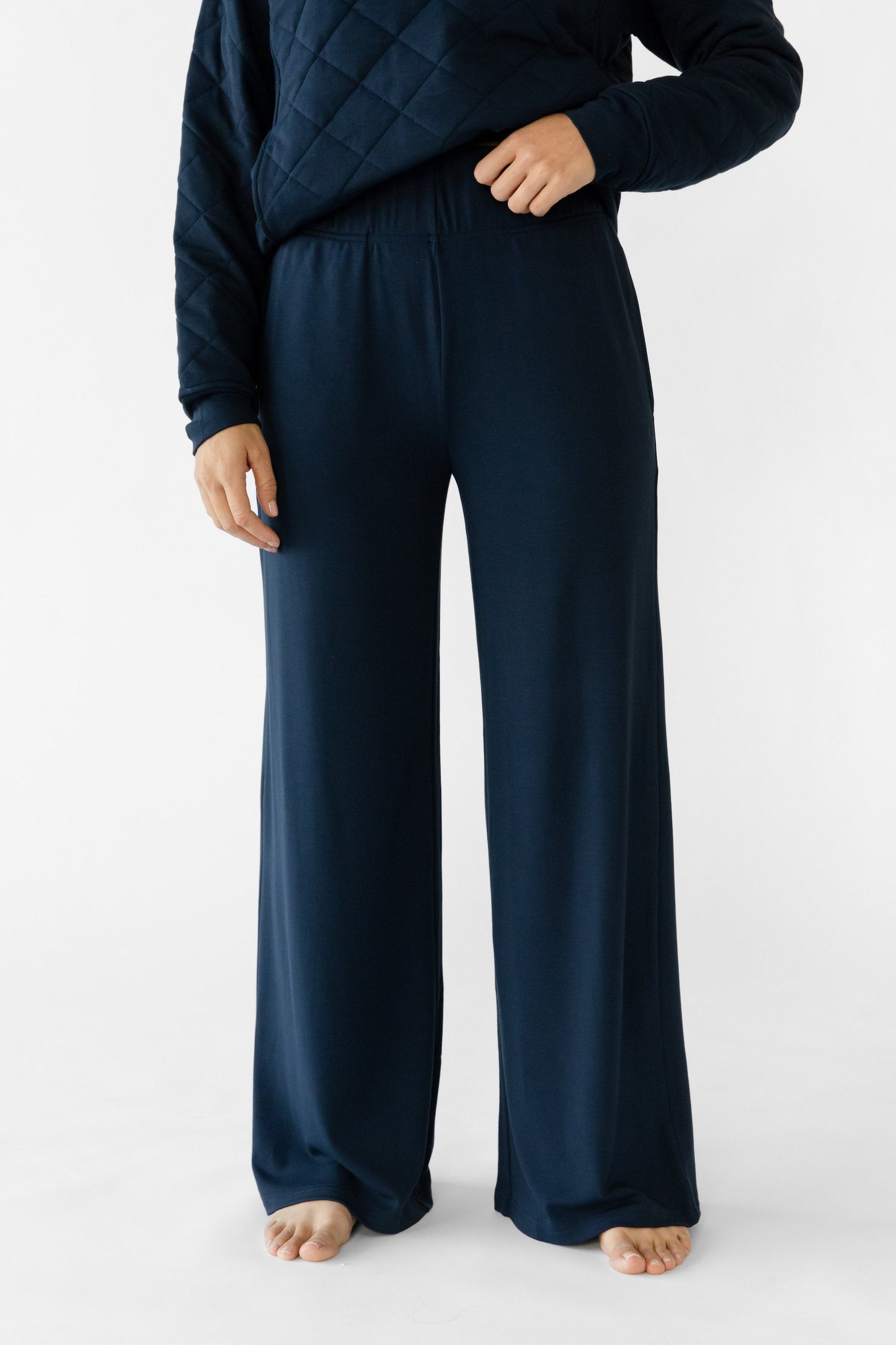 Women's Brushed Bamboo Wide Leg Pull On Pant - Wholesale