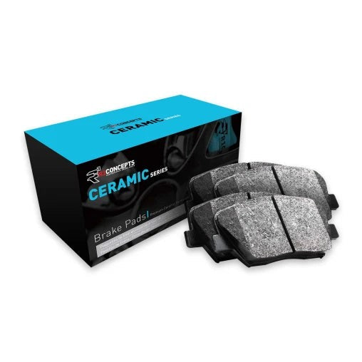 R1 Concepts Front Ceramic Brake Pads | 2015-2023 Ford Mustang Ecoboost (2310-1784-00)