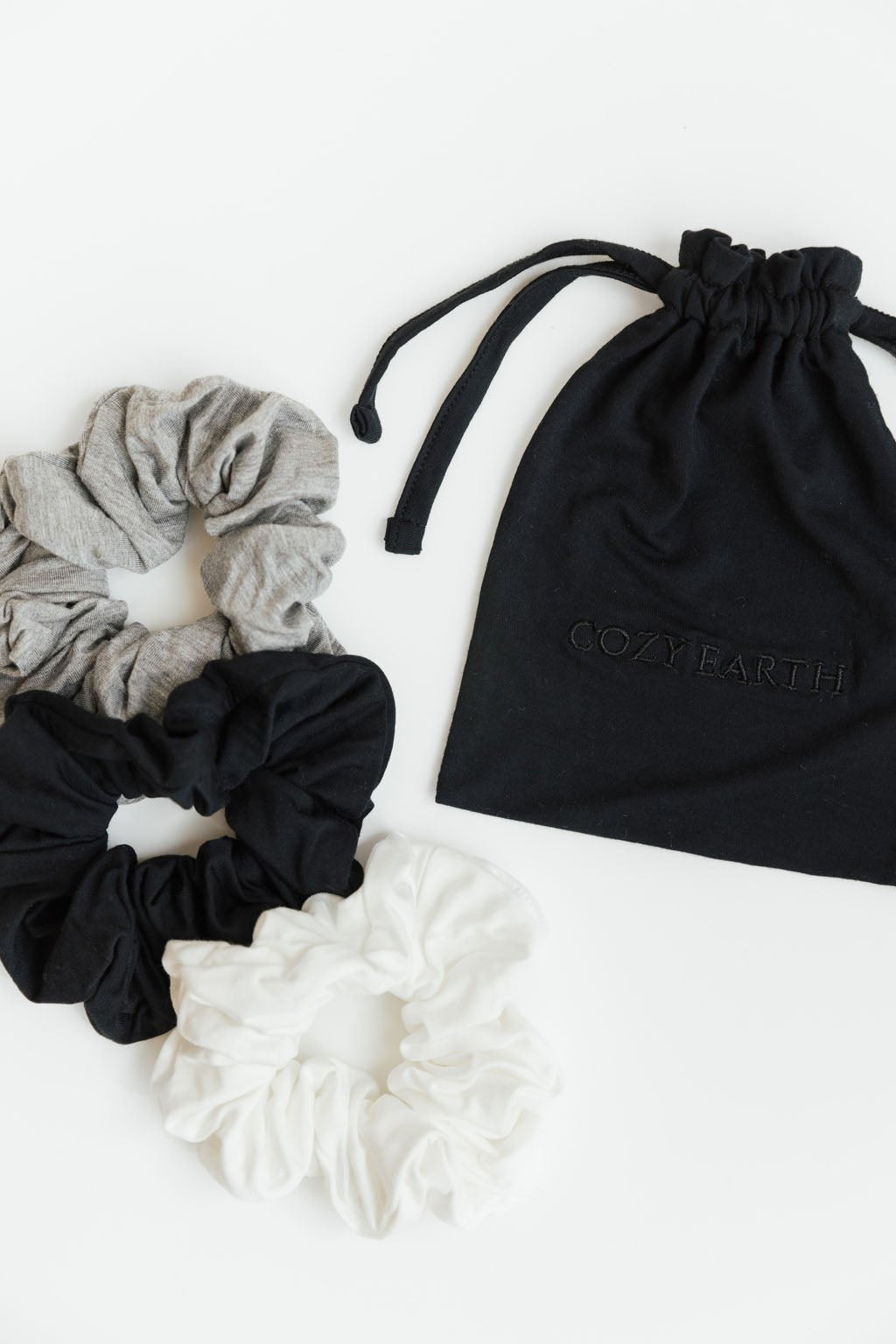 Bamboo Stretch-Knit Scrunchies - Wholesale