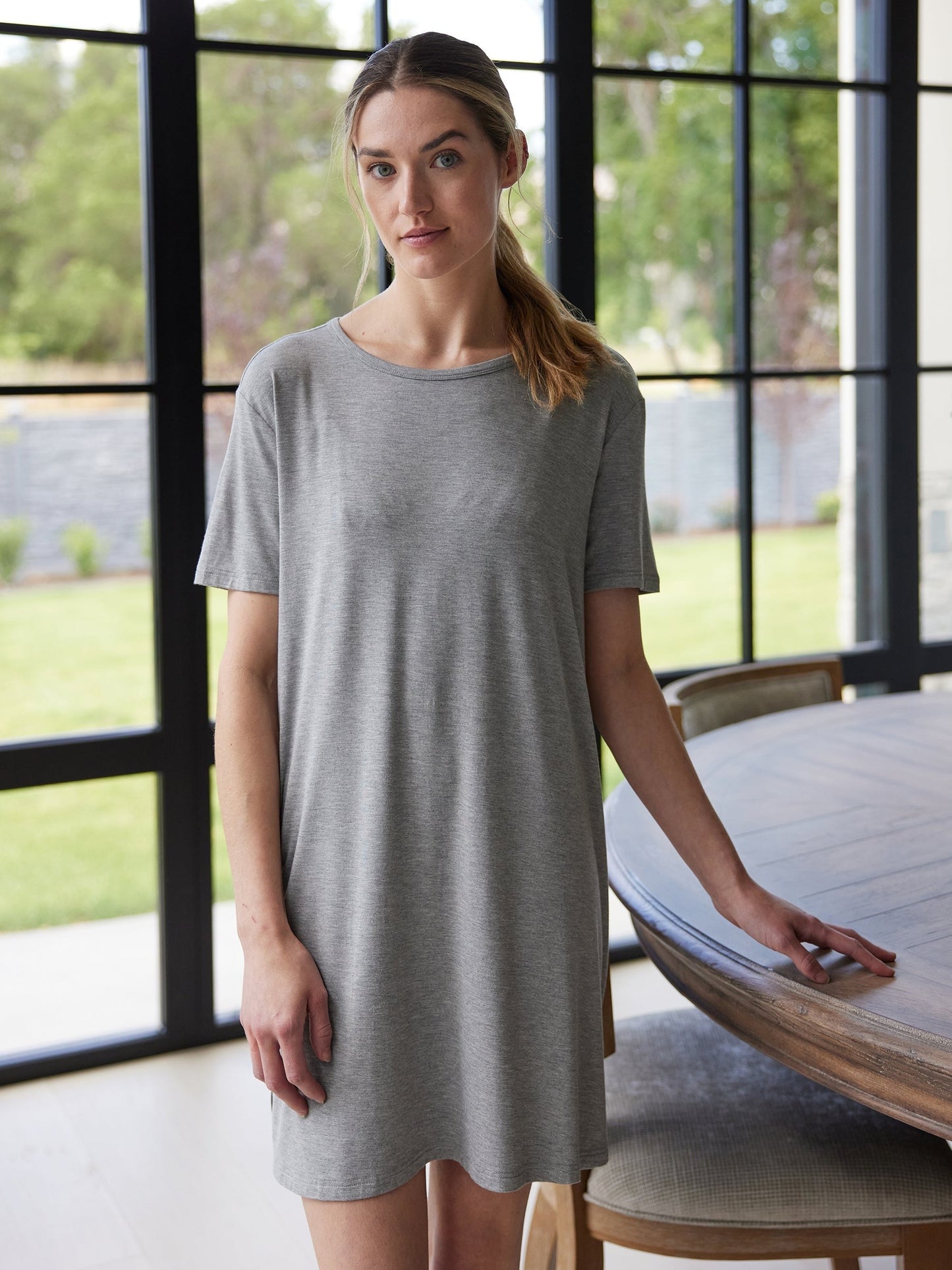 Women's Bamboo Stretch-Knit Sleep Dress - Wholesale