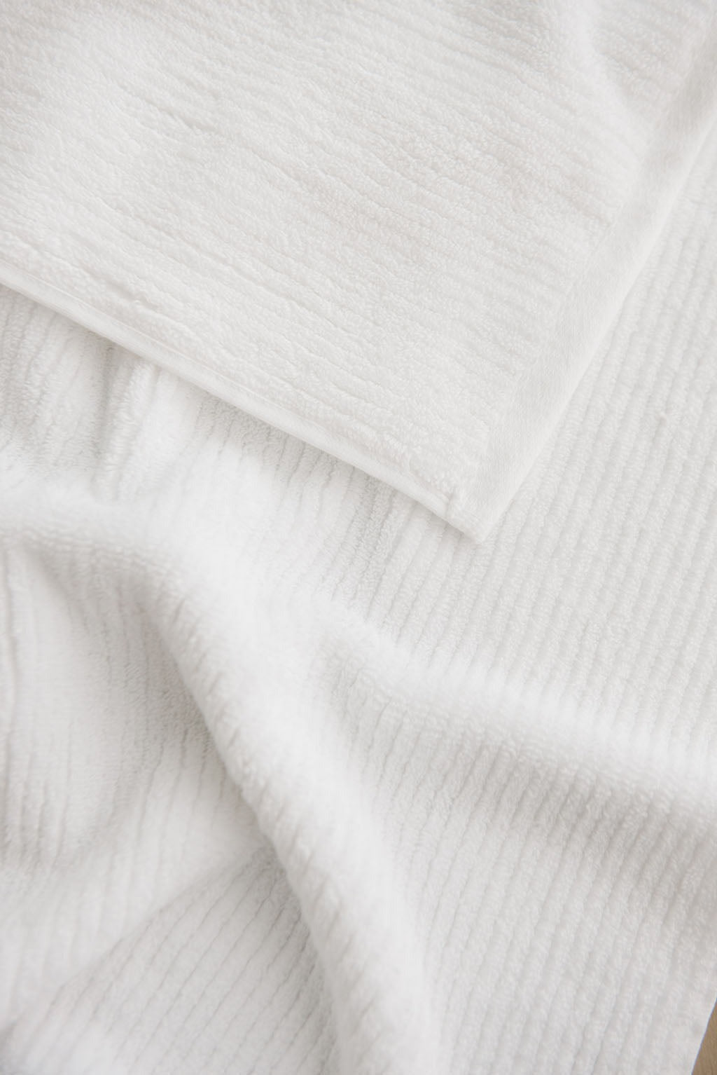 Ribbed Terry Bath Towels