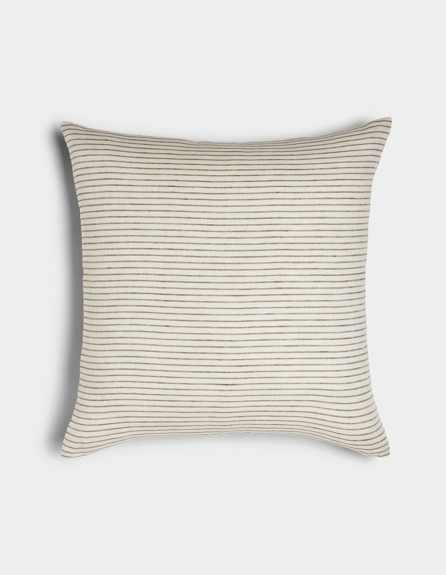 Striped Linen Throw Pillow