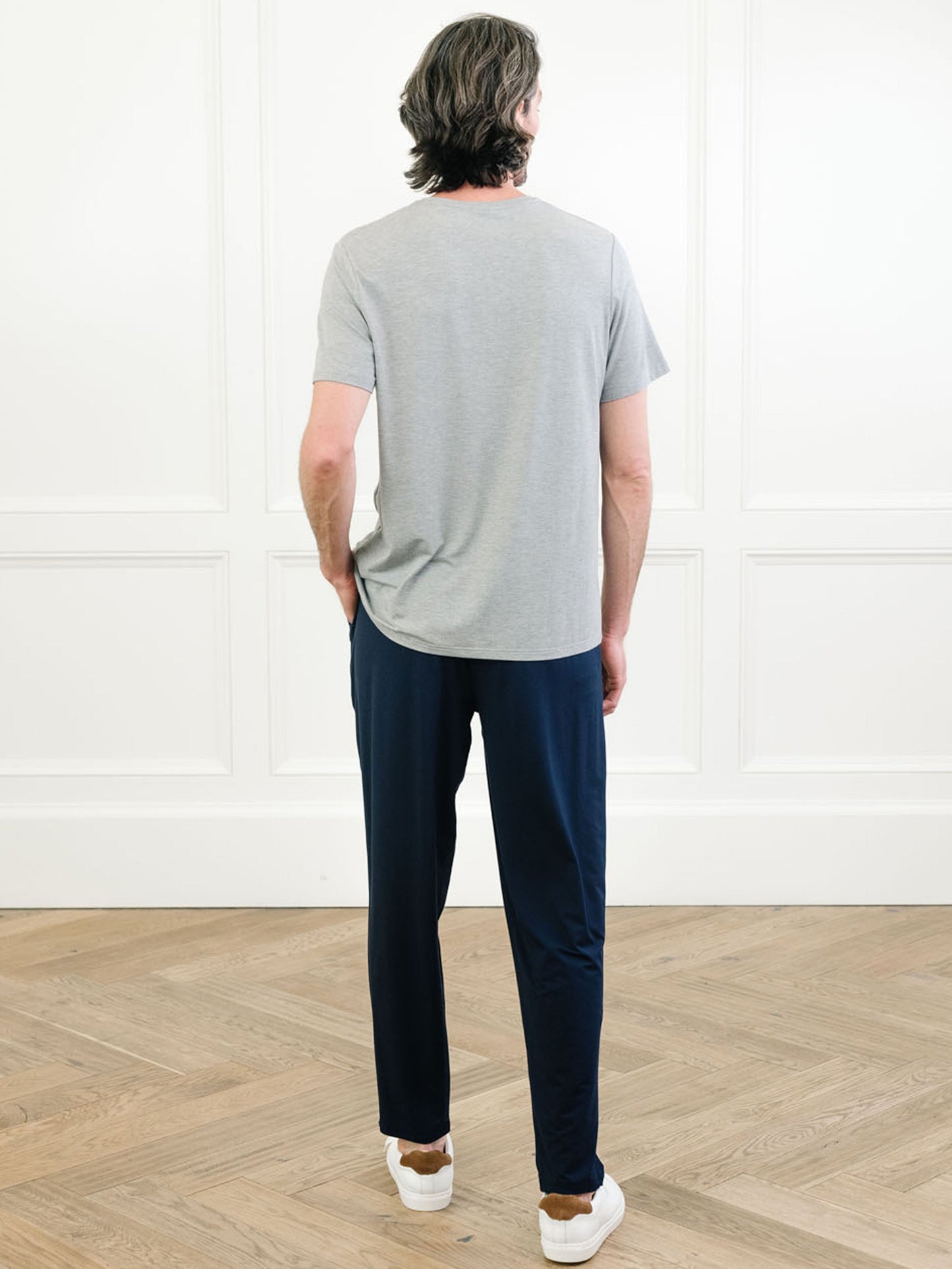 Men's Bamboo Stretch-Knit Lounge Tee - Wholesale