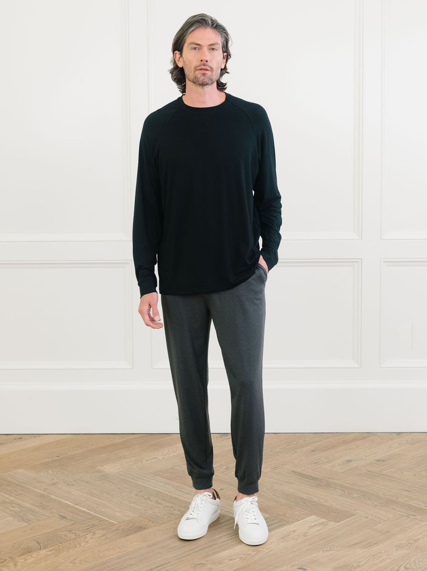 Men's Bamboo Stretch-Knit Long Sleeve - Wholesale