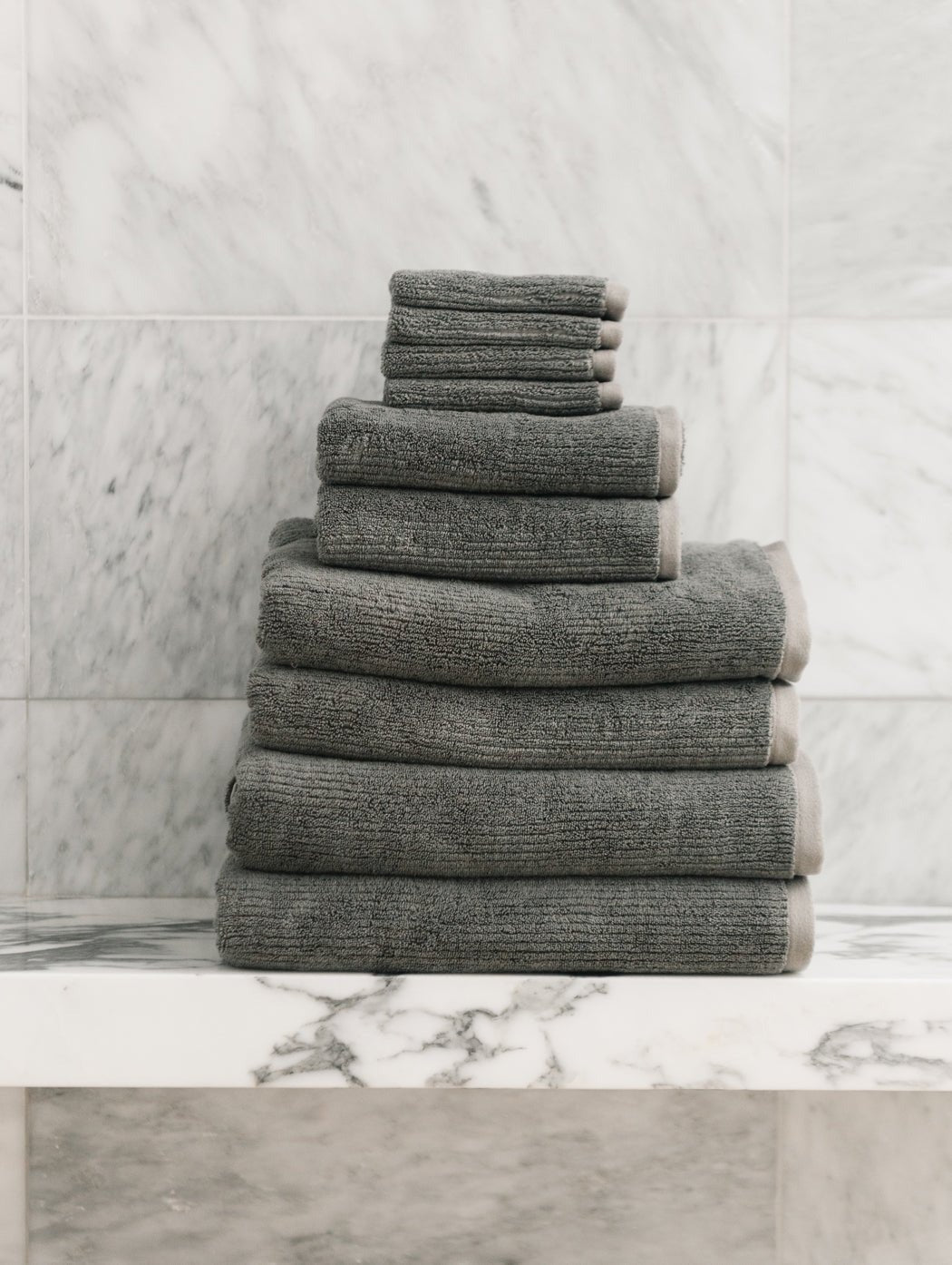 Complete Ribbed Terry Bath Bundle