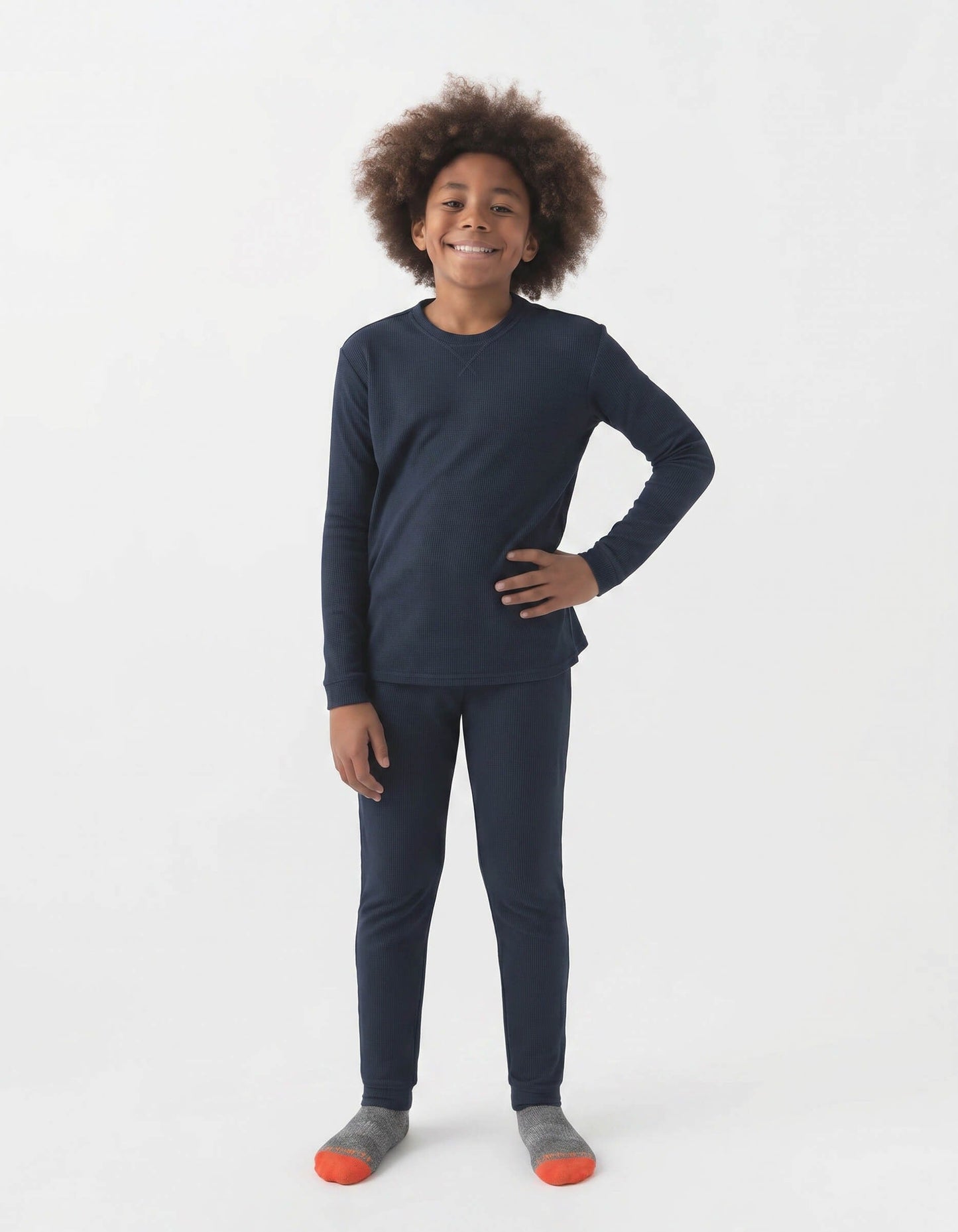 Children's Bamboo Waffle Knit Base Layer Set - Last Chance