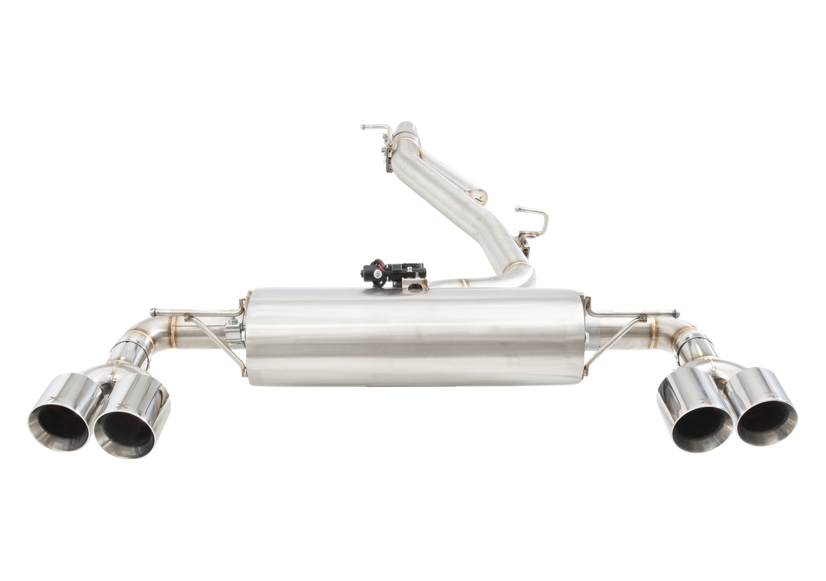 XForce Varex Valved Cat-Back Exhaust System | 2022+ Volkswagen Golf Mark 8/8.5 R (ESVGR8HVKCS)