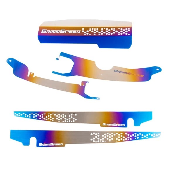 GrimmSpeed Titanium Engine Bay Dress Up Bundle | 2022+ Subaru WRX (GRM.1303.5.Ti)