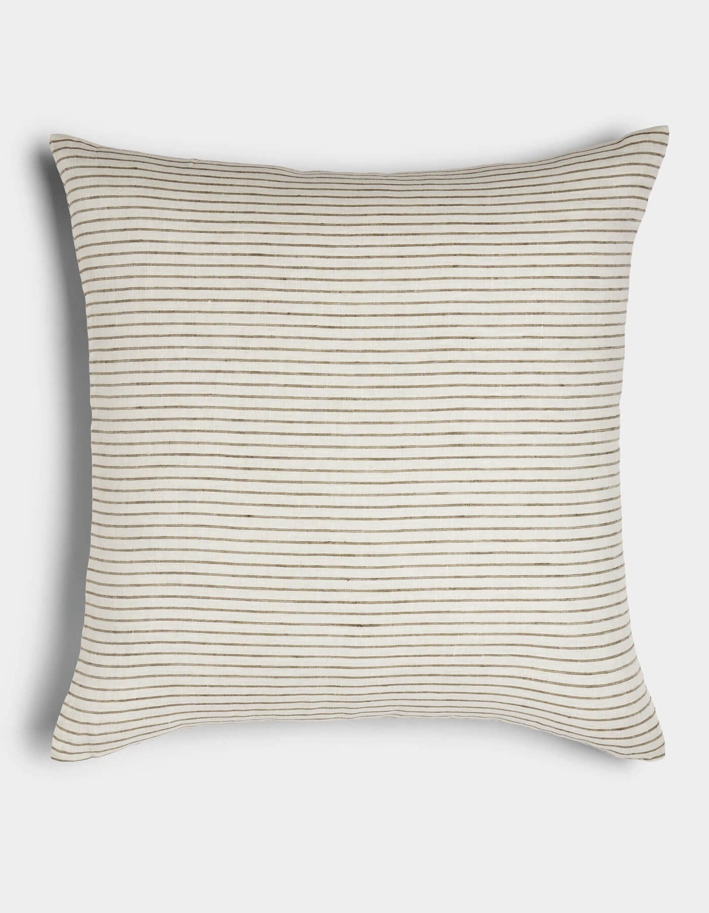 Striped Linen Throw Pillow
