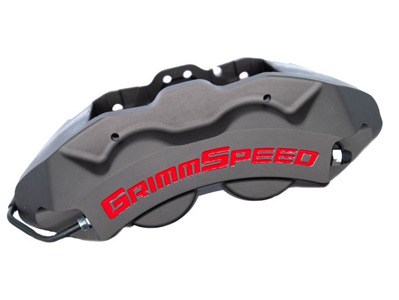 GrimmSpeed 4-Piston Brake Caliper Kit - 340mm Rotor | 2004-2021 Subaru STI (GRM.1170.1)
