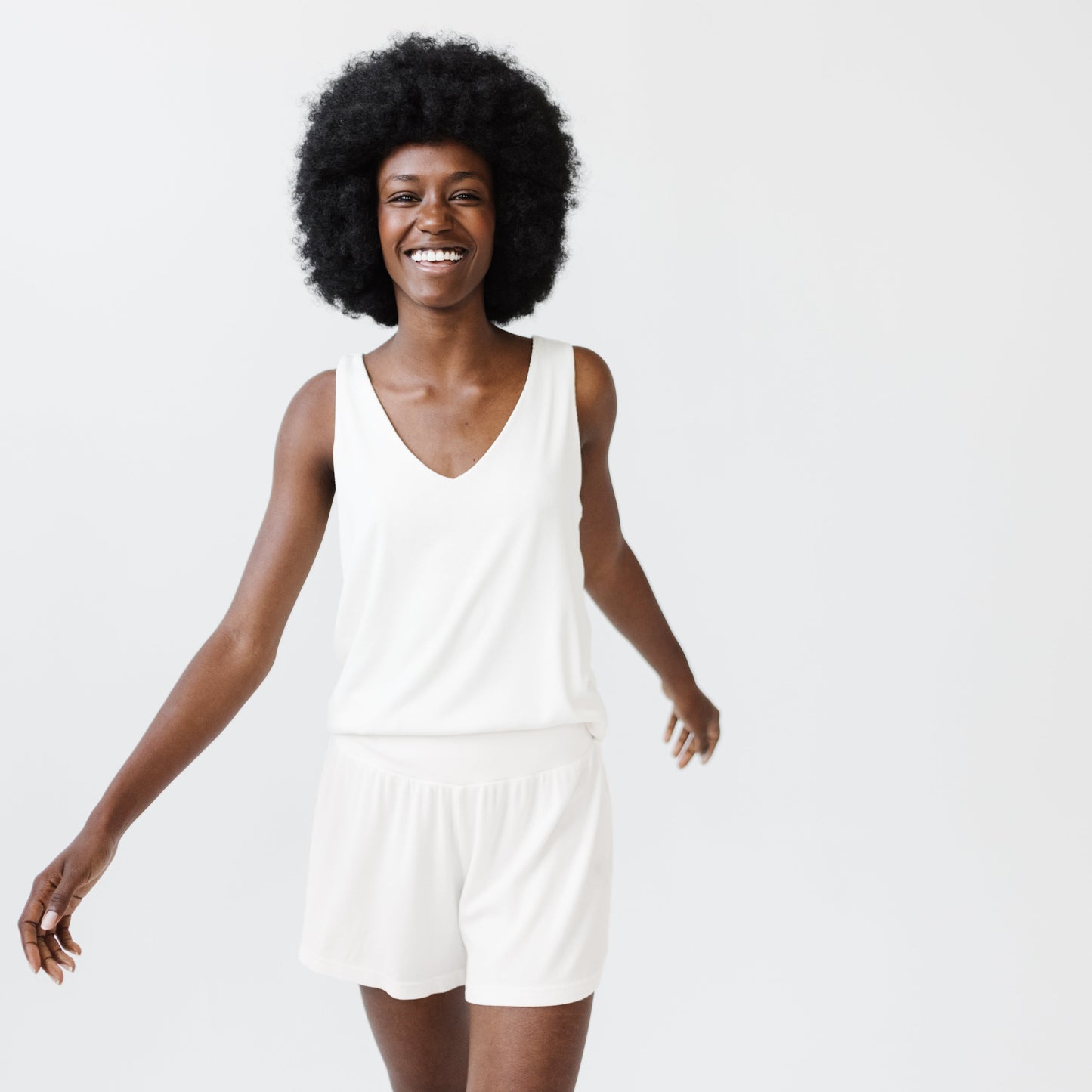 Women's Bamboo Rib-Knit Lounge Short - Wholesale