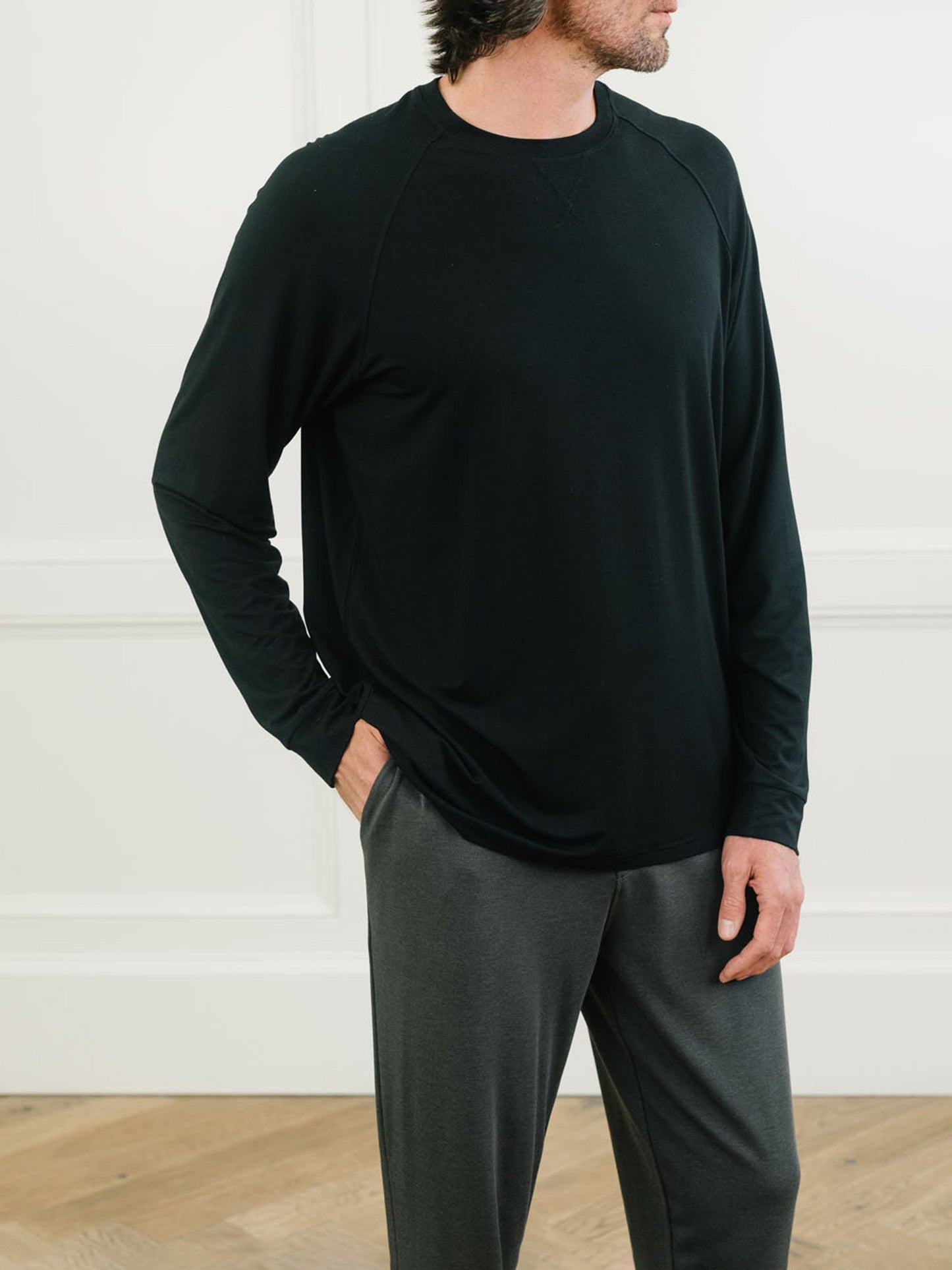 Men's Bamboo Stretch-Knit Long Sleeve - Wholesale