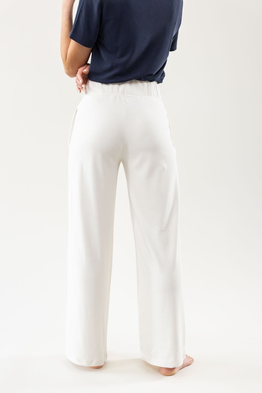Women's Brushed Bamboo Wide Leg Pull On Pant - Wholesale