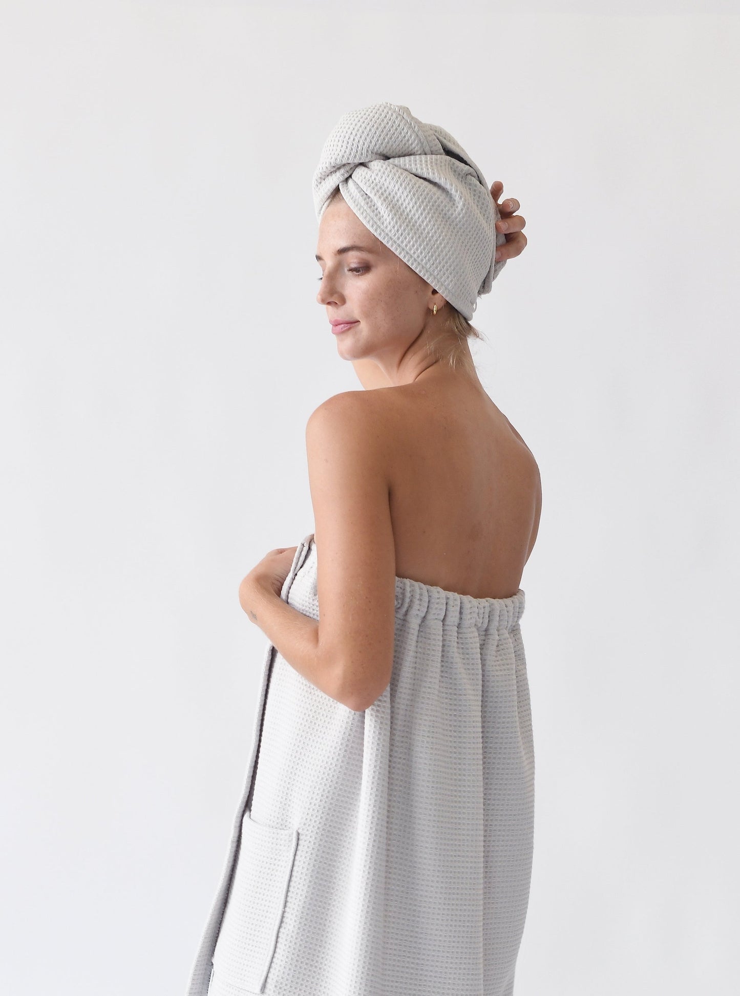 Waffle Hair Towel - Wholesale
