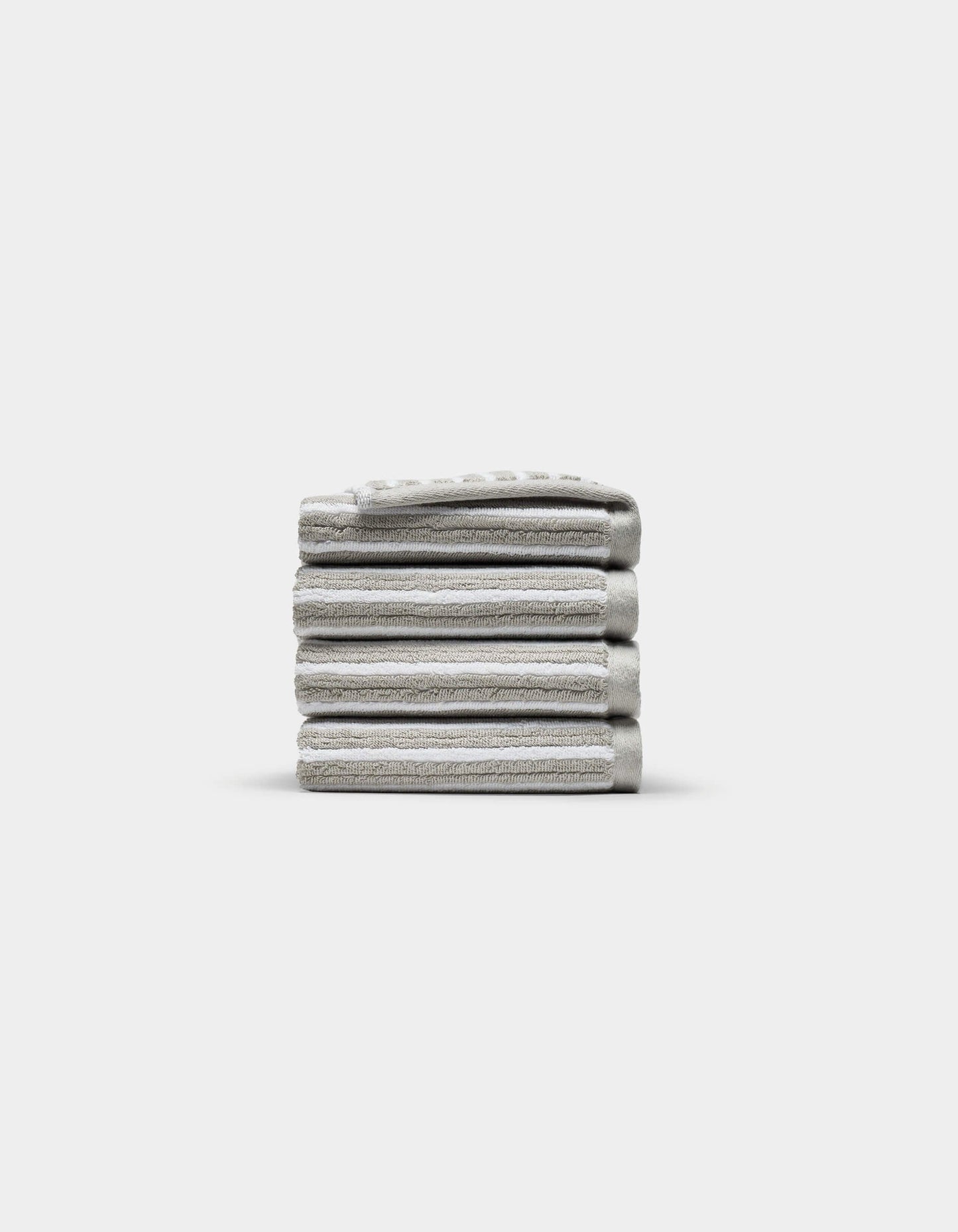 Ribbed Terry Washcloths