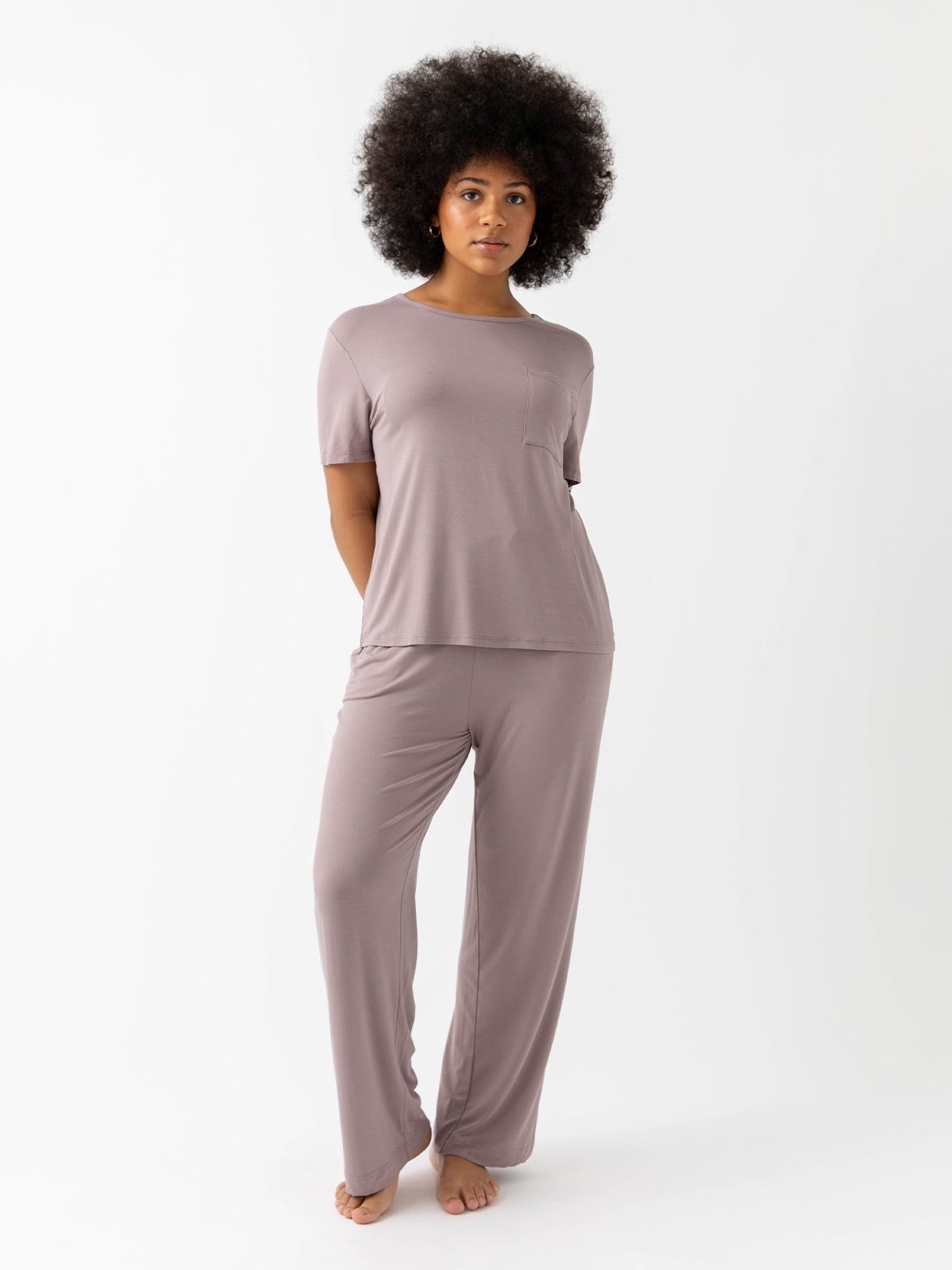 Women's Bamboo Stretch-Knit Lounge Tee - Wholesale