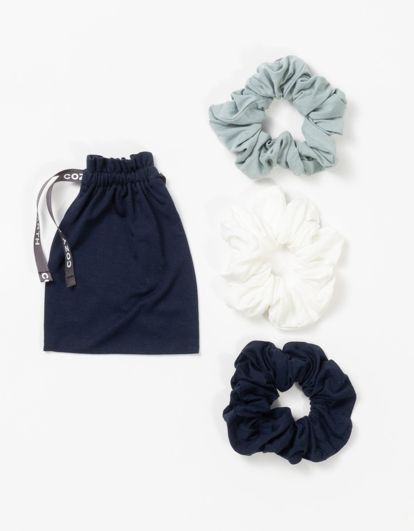 Bamboo Stretch-Knit Scrunchies - Wholesale