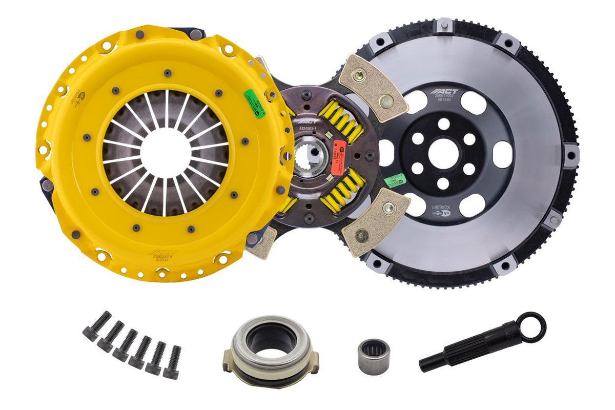 ACT Heavy Duty Race Sprung 4-Pad Clutch Kit w/ Flywheel | 2019-2025 Mazda MX-5 Miata (ZM14-HDG4)