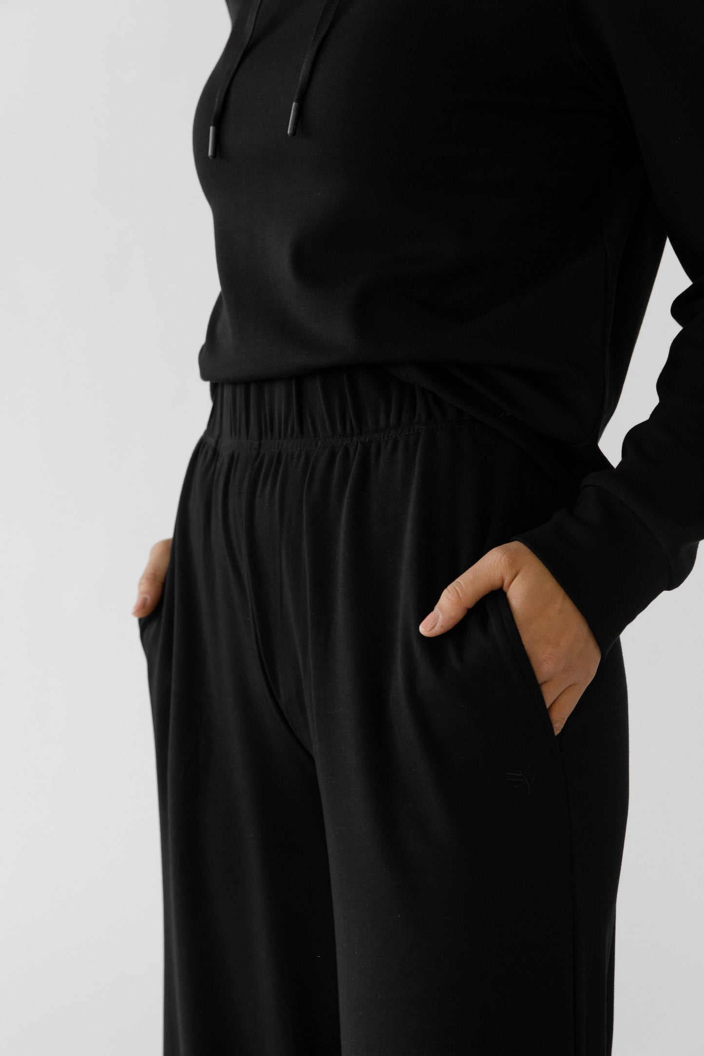 Women's Brushed Bamboo Wide Leg Pull On Pant - Wholesale