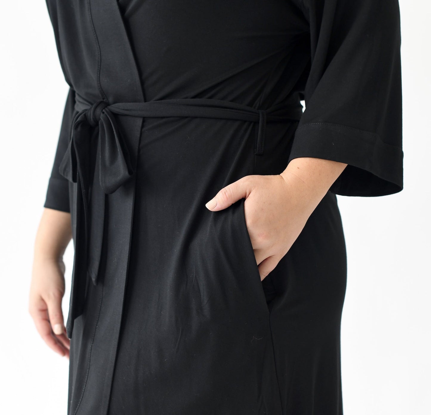 Women's Bamboo Stretch-Knit Kimono Robe - Wholesale