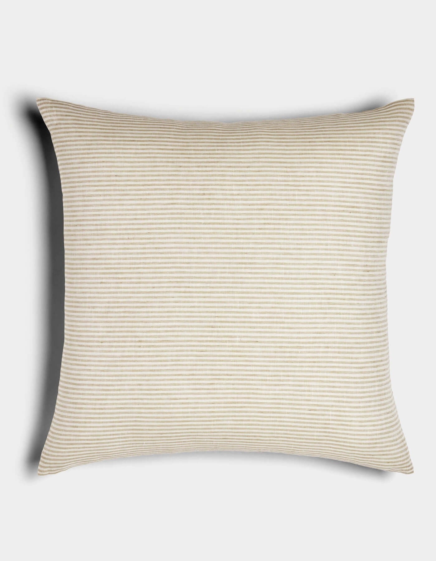 Striped Linen Throw Pillow
