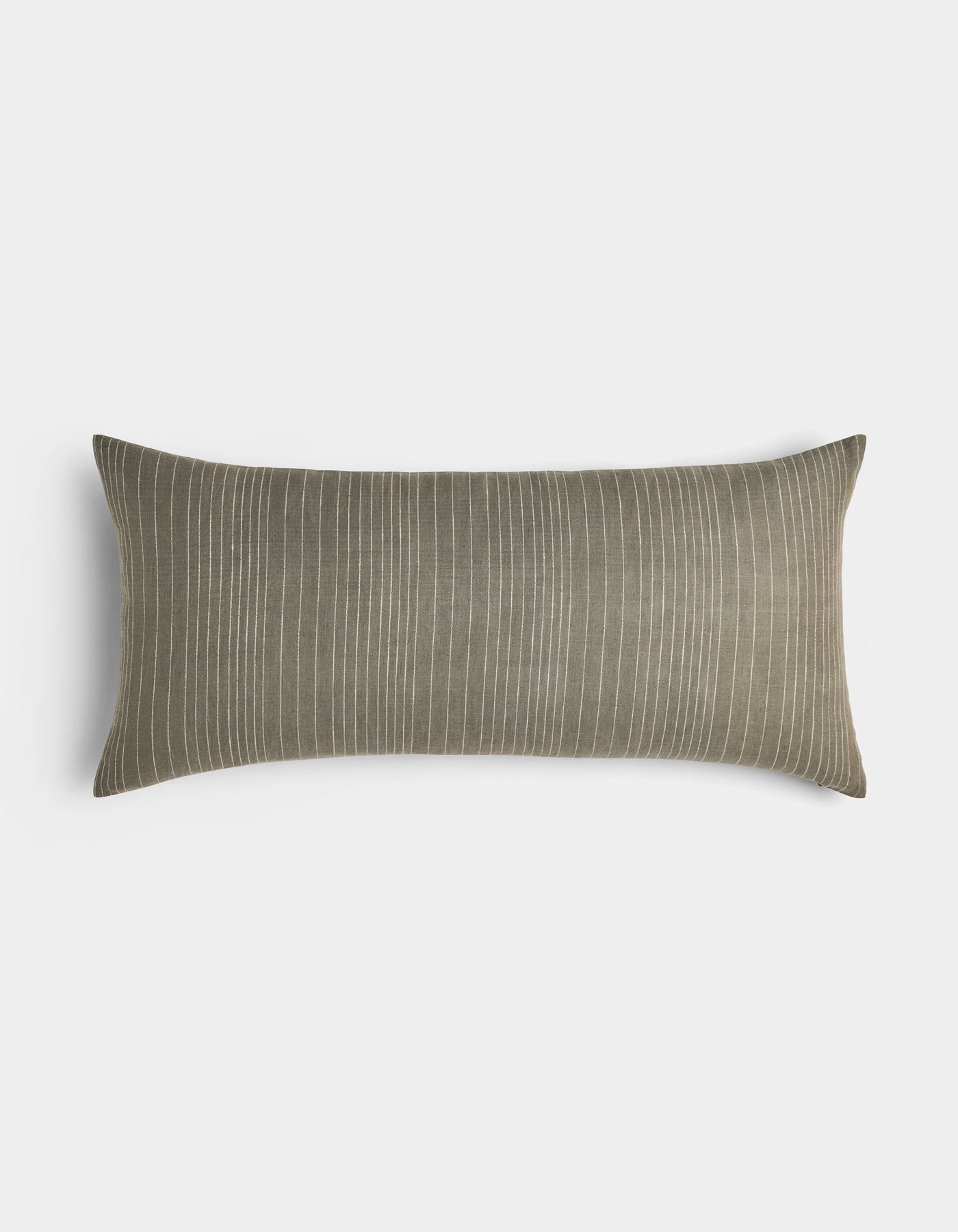 Striped Linen Throw Pillow