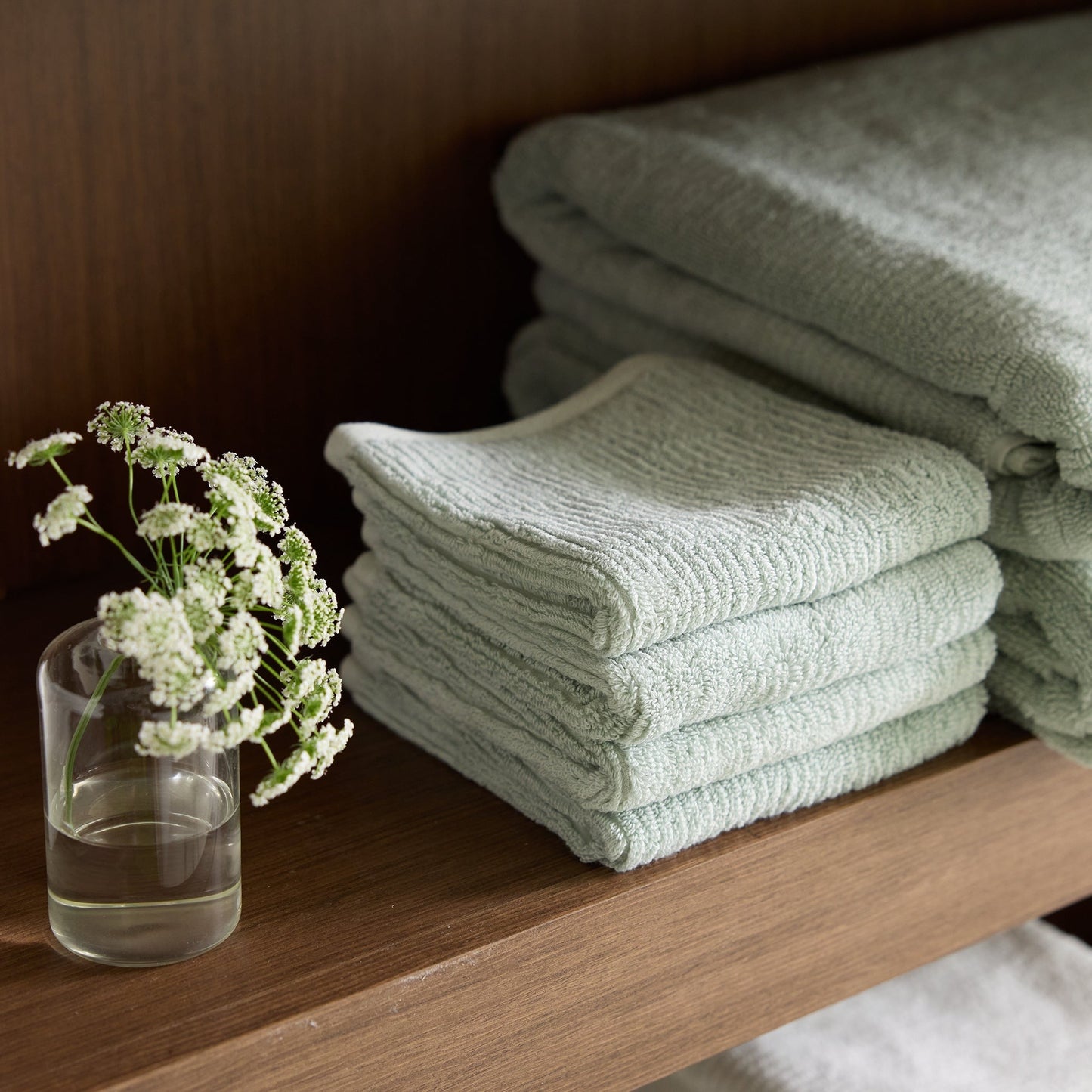 Ribbed Terry Washcloths - Wholesale