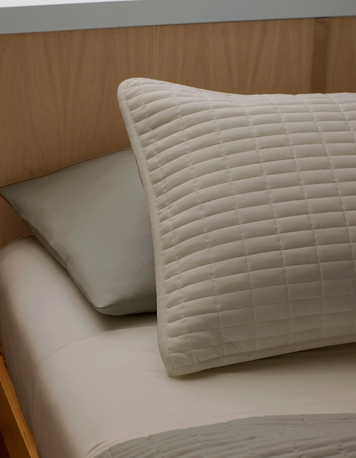 Bamboo Jersey Quilted Shams
