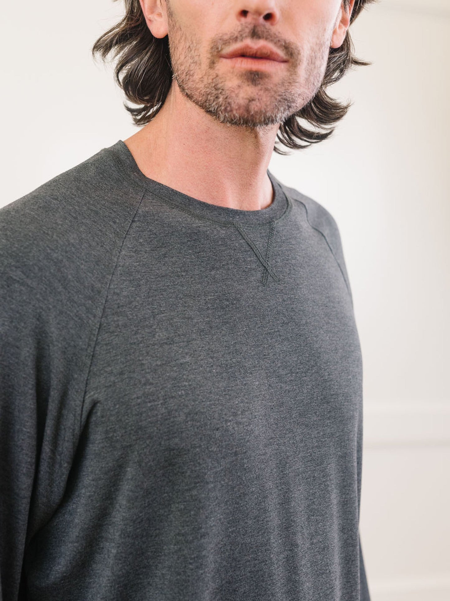 Men's Bamboo Stretch-Knit Long Sleeve - Wholesale