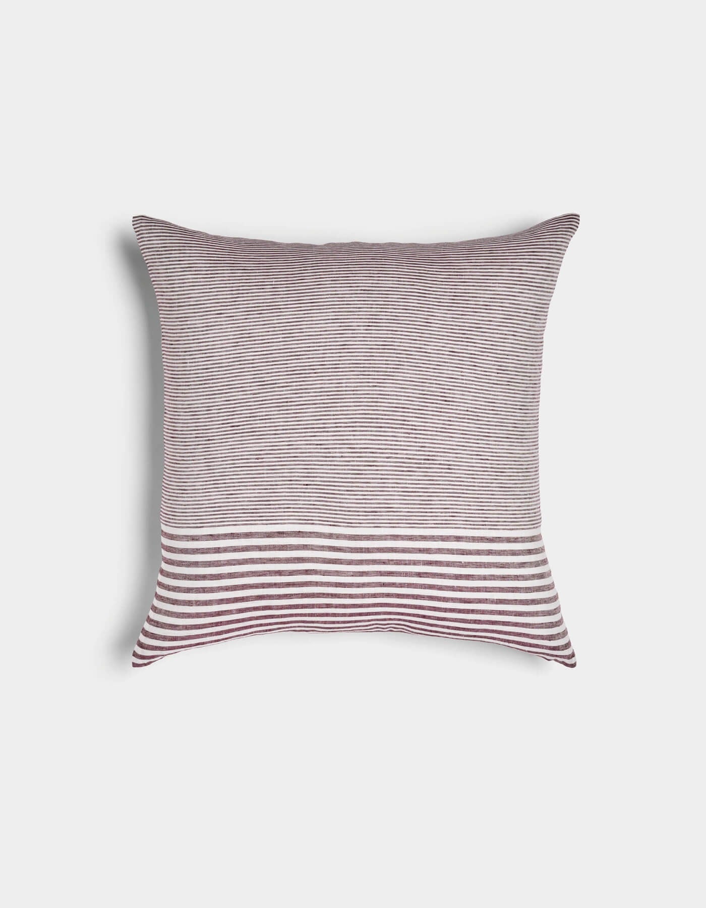 Striped Linen Throw Pillow