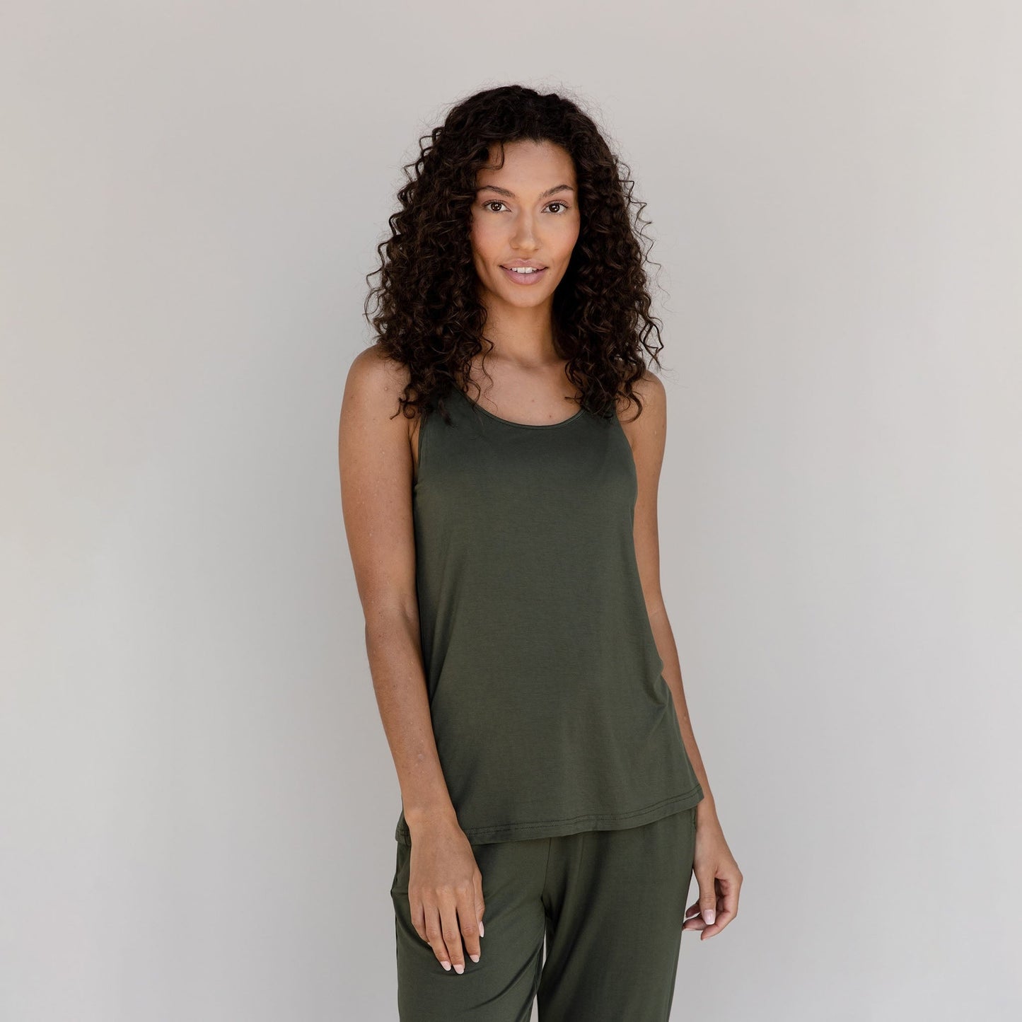 Women's Bamboo Stretch-Knit Lounge Tank - Wholesale