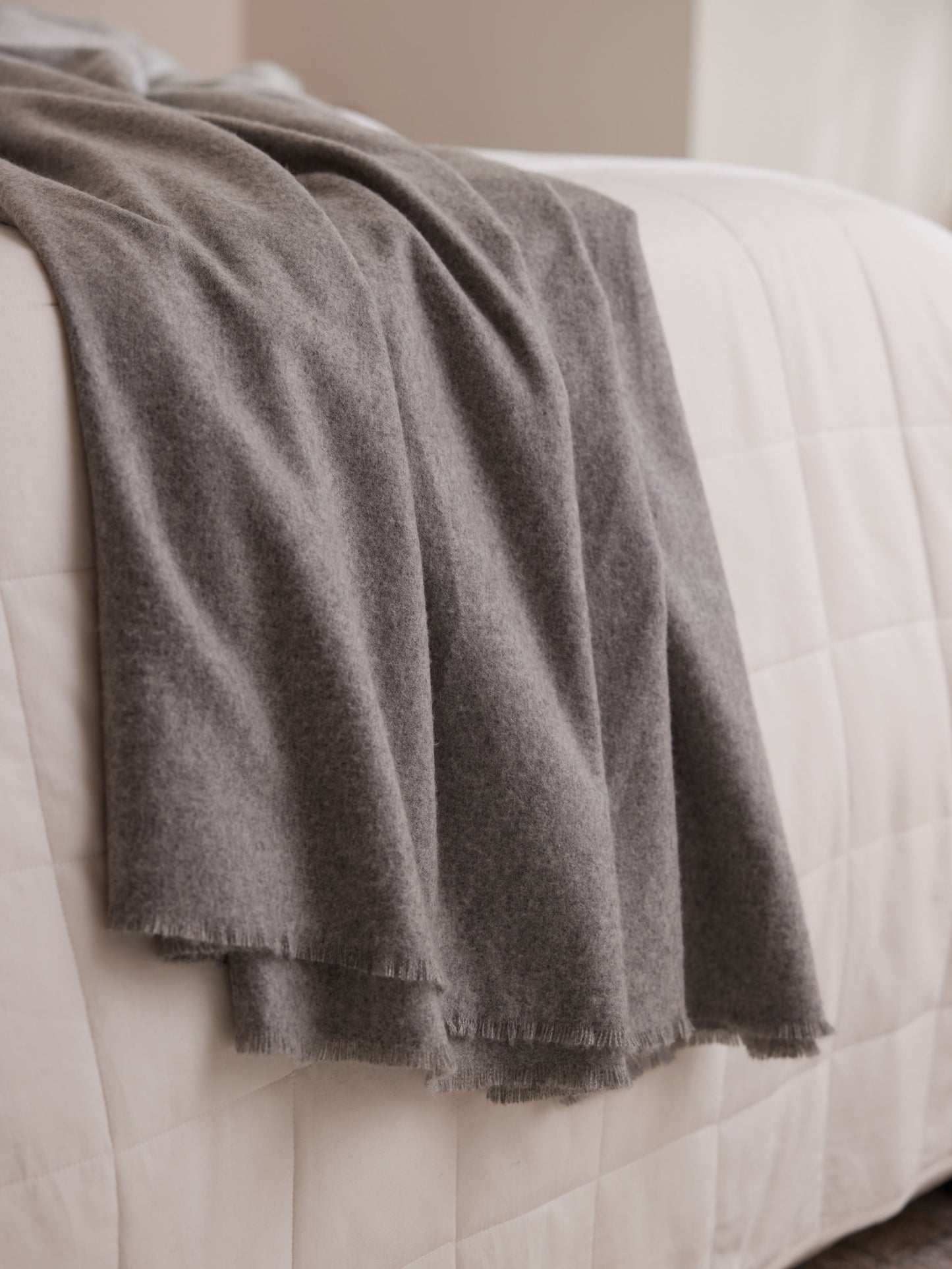 Cashmere Fringe Blanket - Wholesale