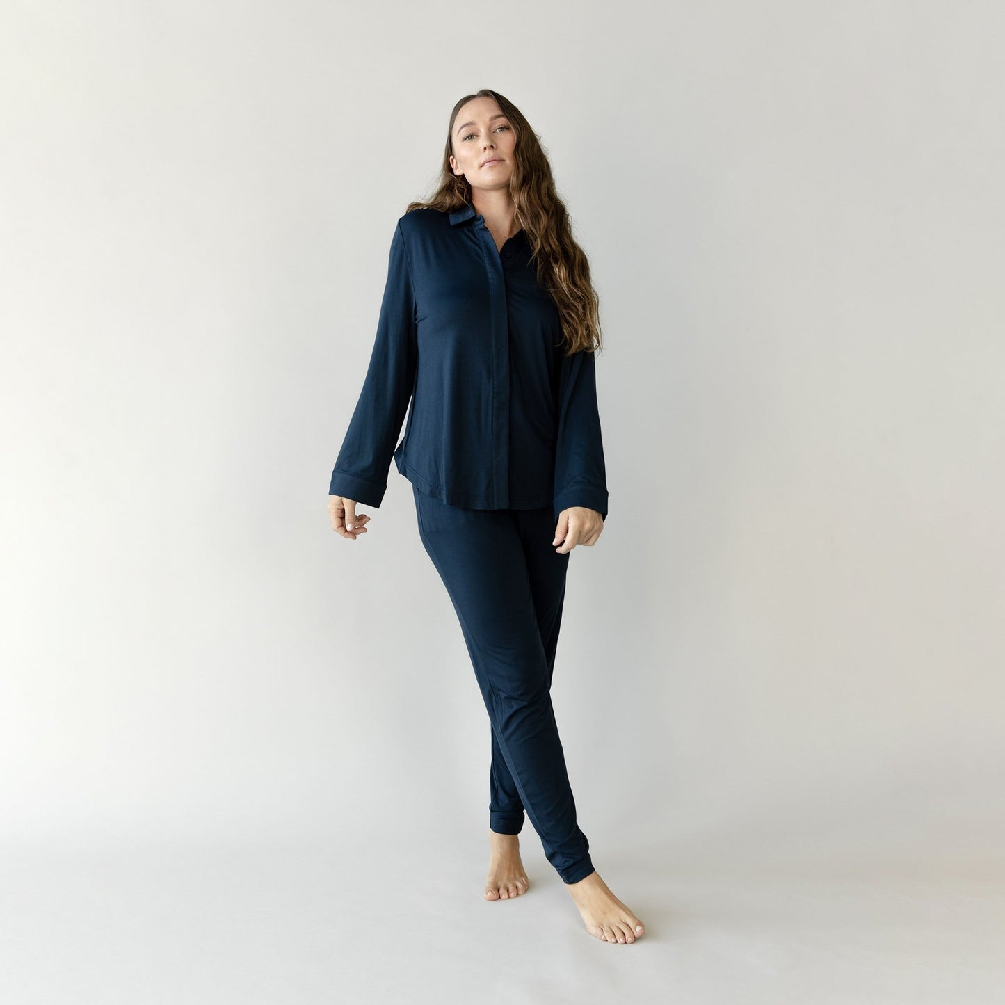 Women's Bamboo Stretch-Knit Tapered Pant - Wholesale