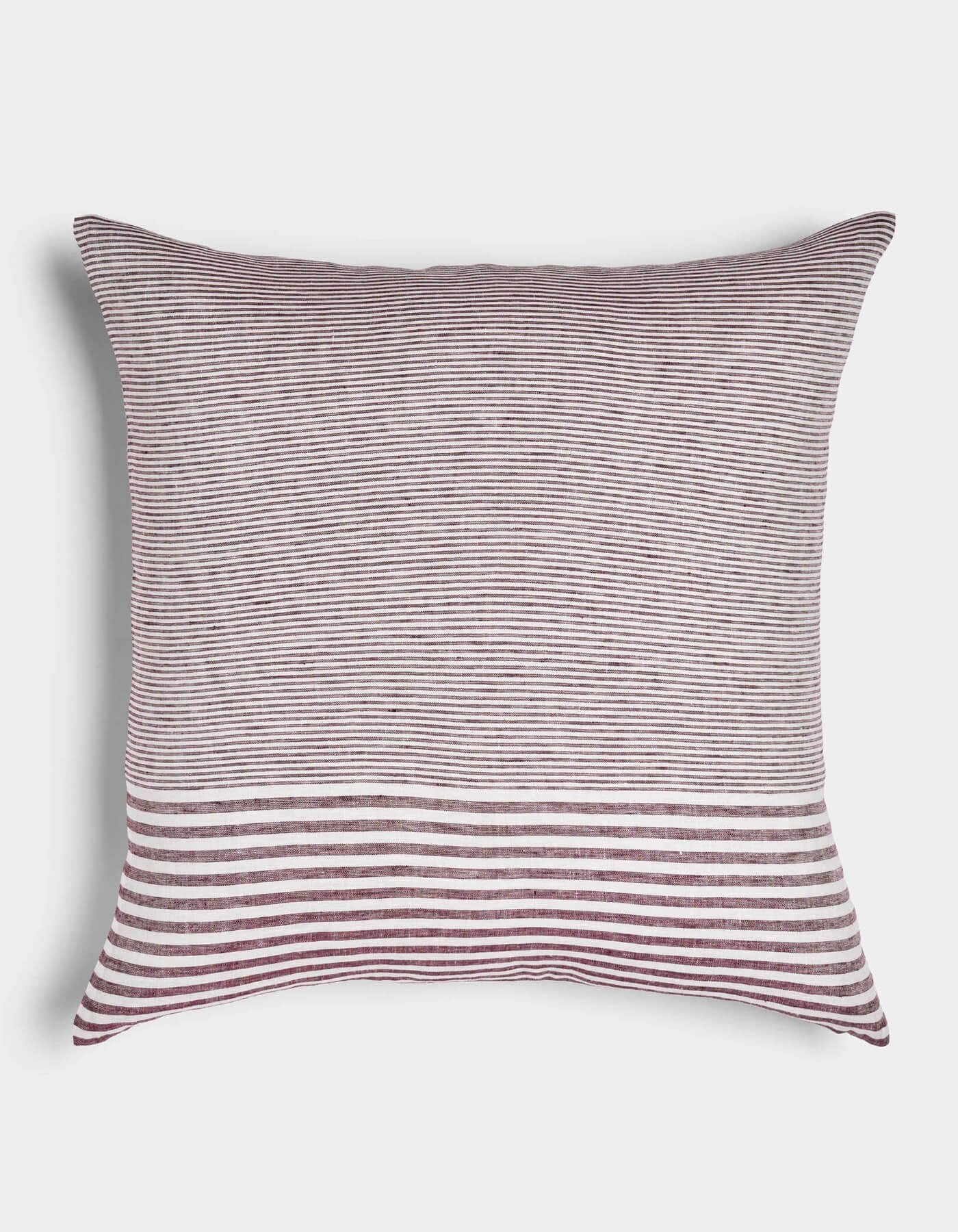 Striped Linen Throw Pillow