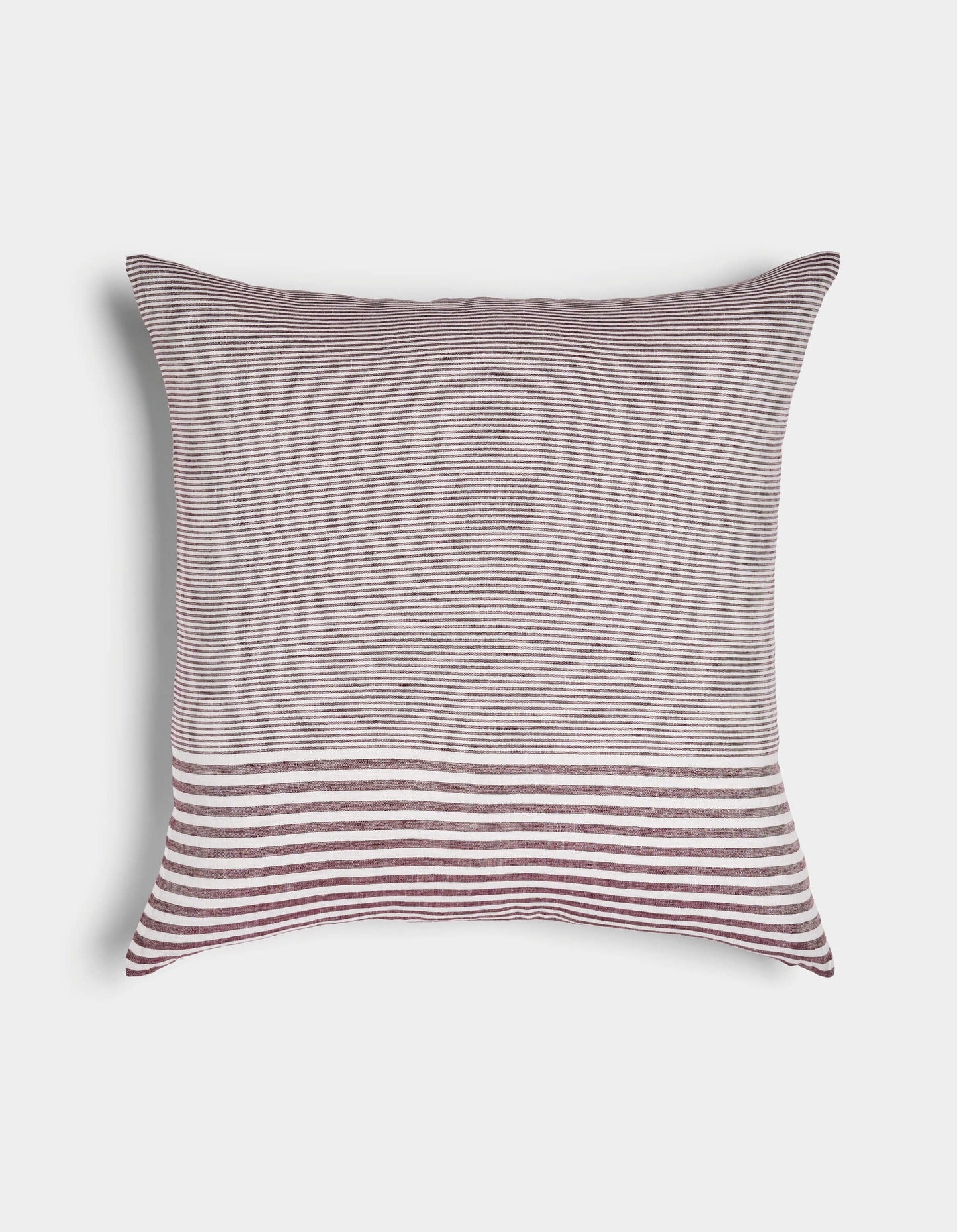Striped Linen Throw Pillow